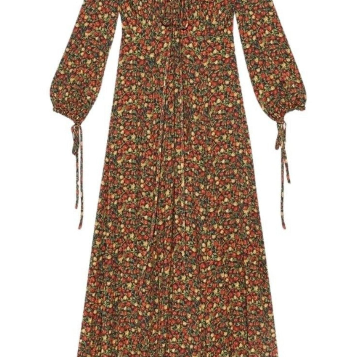 gucci boho dress GUCCI Fall/2017 L#45 LONG SILK BOHO DRESS EBBELLISHED w/RHINESTONES Size IT  42 at 1stDibs