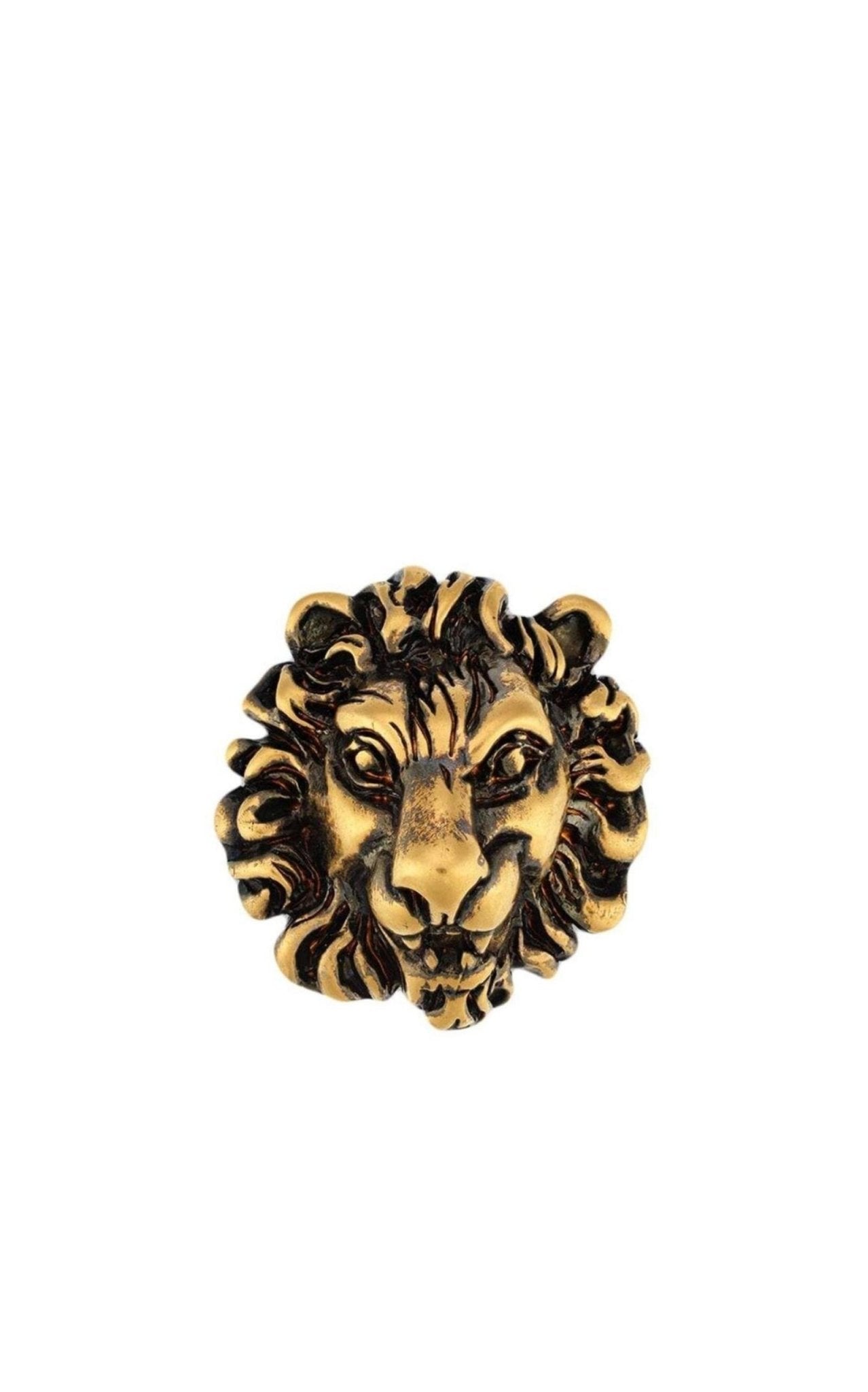 Gucci Lion Embellished Brooch - Runway Catalog