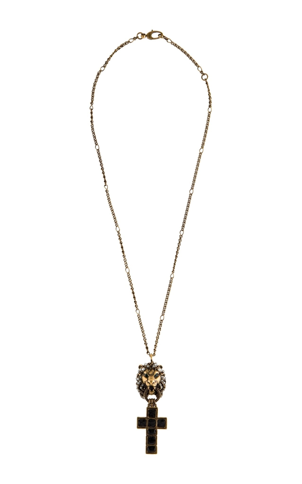 Gucci Lion Head Pendant Necklace - Runway Catalog