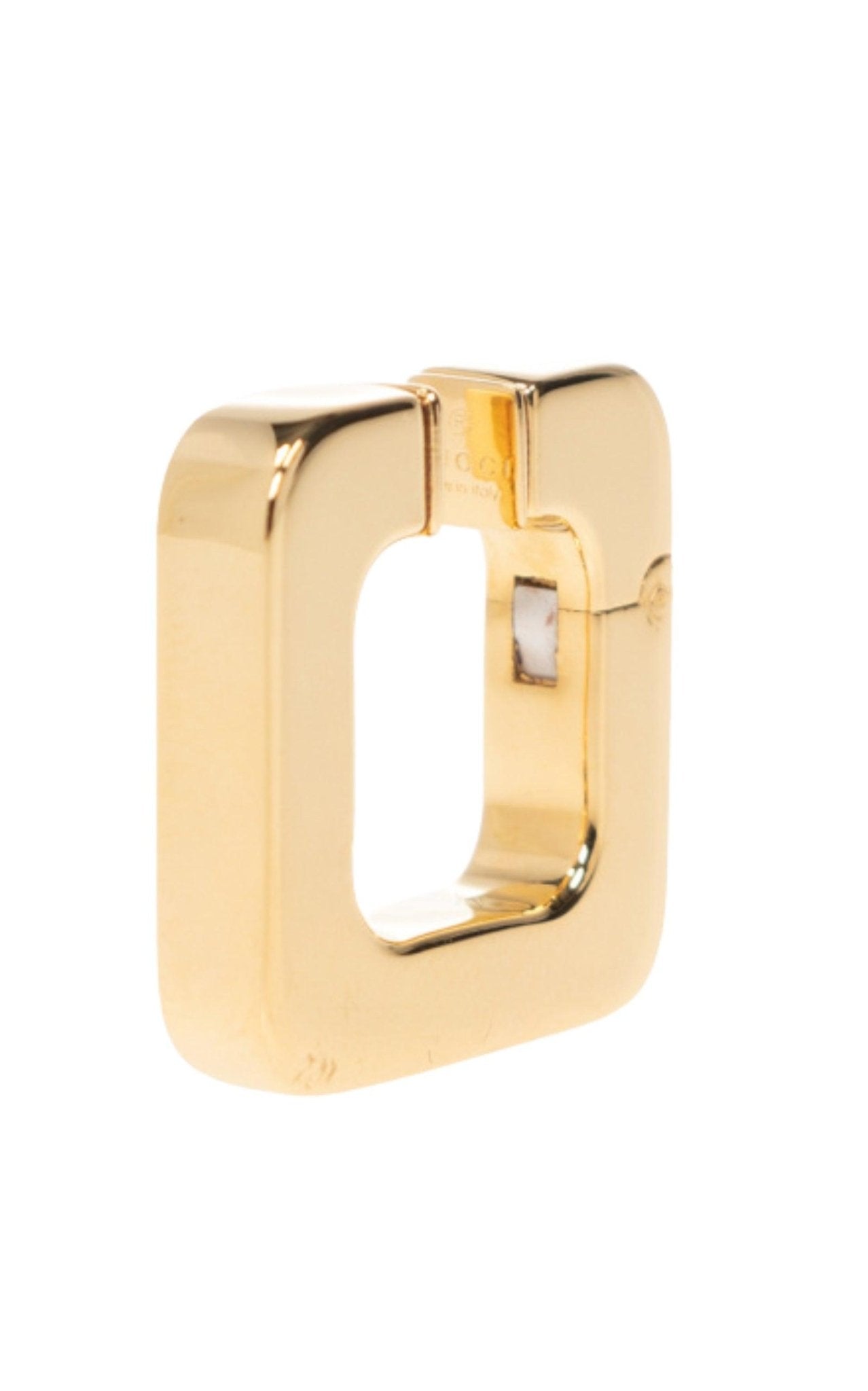 Gucci Logo - engraved Earring - Runway Catalog