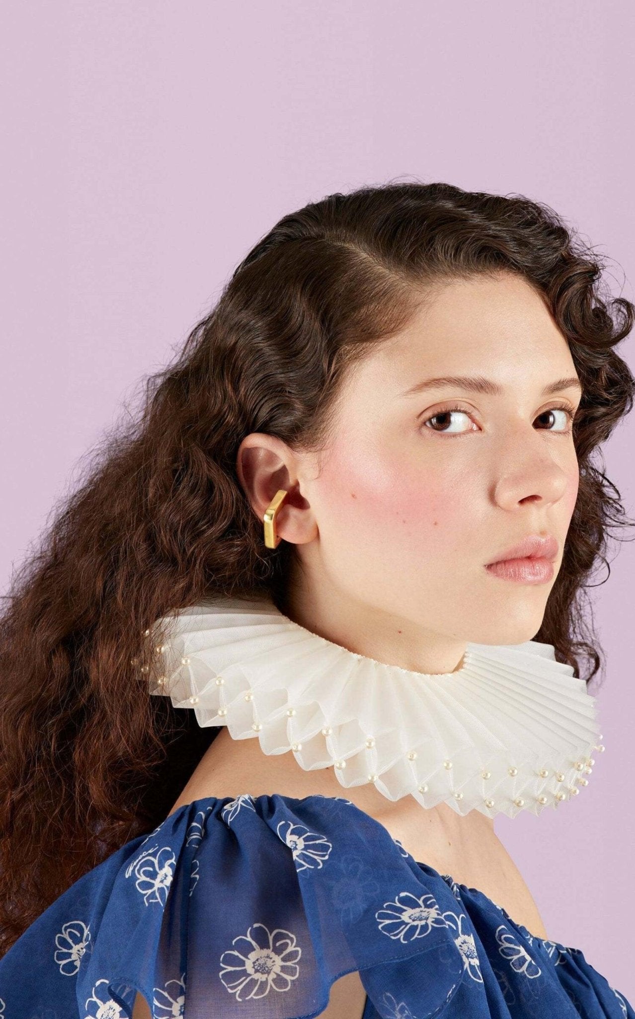 Gucci Logo - engraved Earring - Runway Catalog