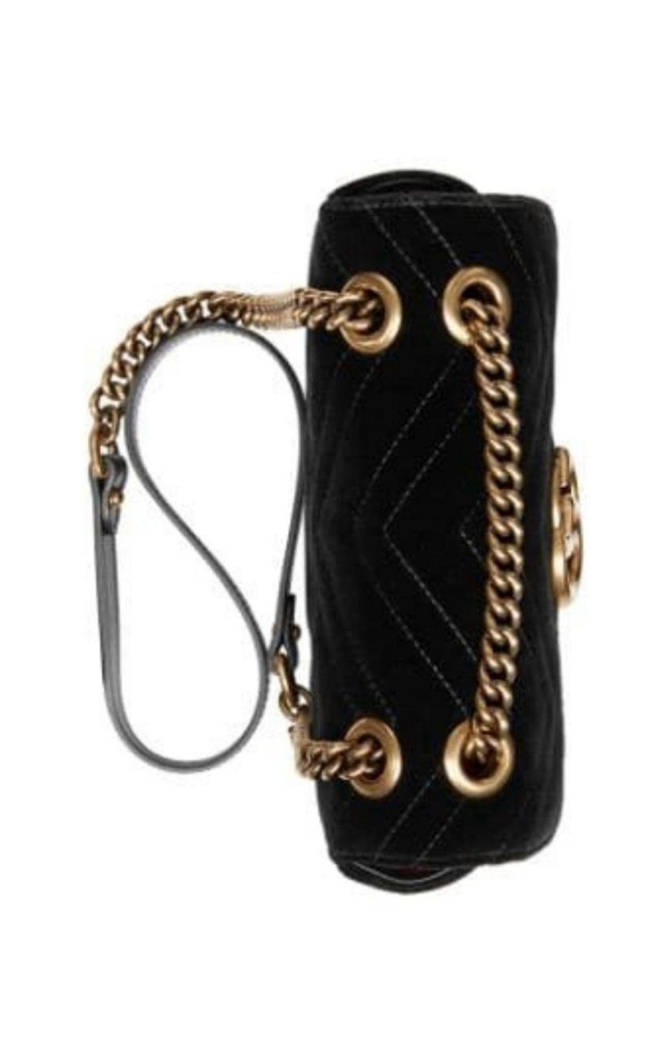 Gucci Matelasse Velvet Mini Black - Runway Catalog