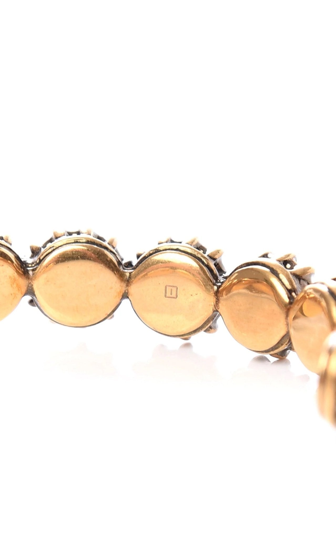 Gucci Metal Crystal Feline Cuff - Runway Catalog