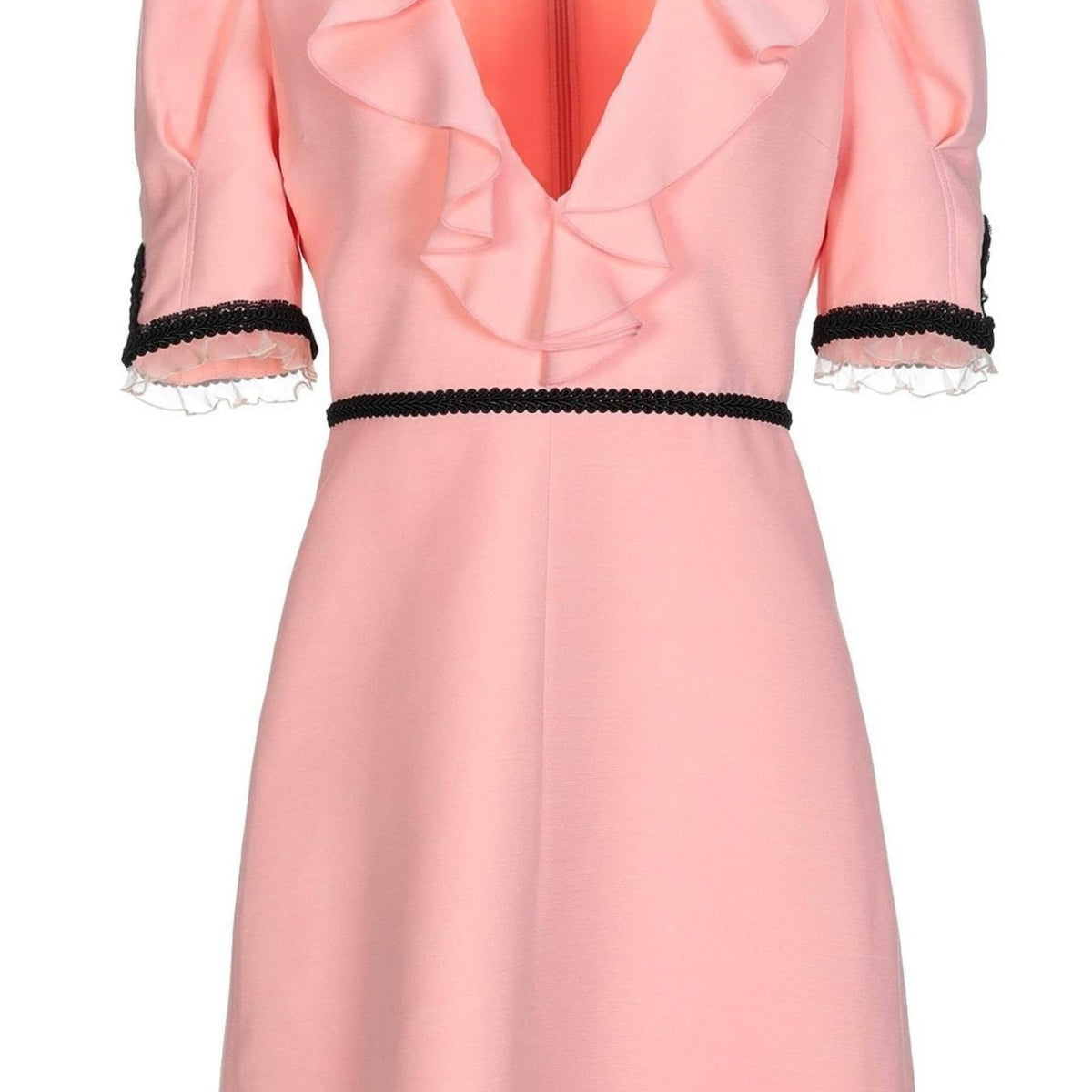 Gucci Pink Crepe Silk Wool Cocktail Dress Gucci Pink Crepe Silk Wool Cocktail Dress