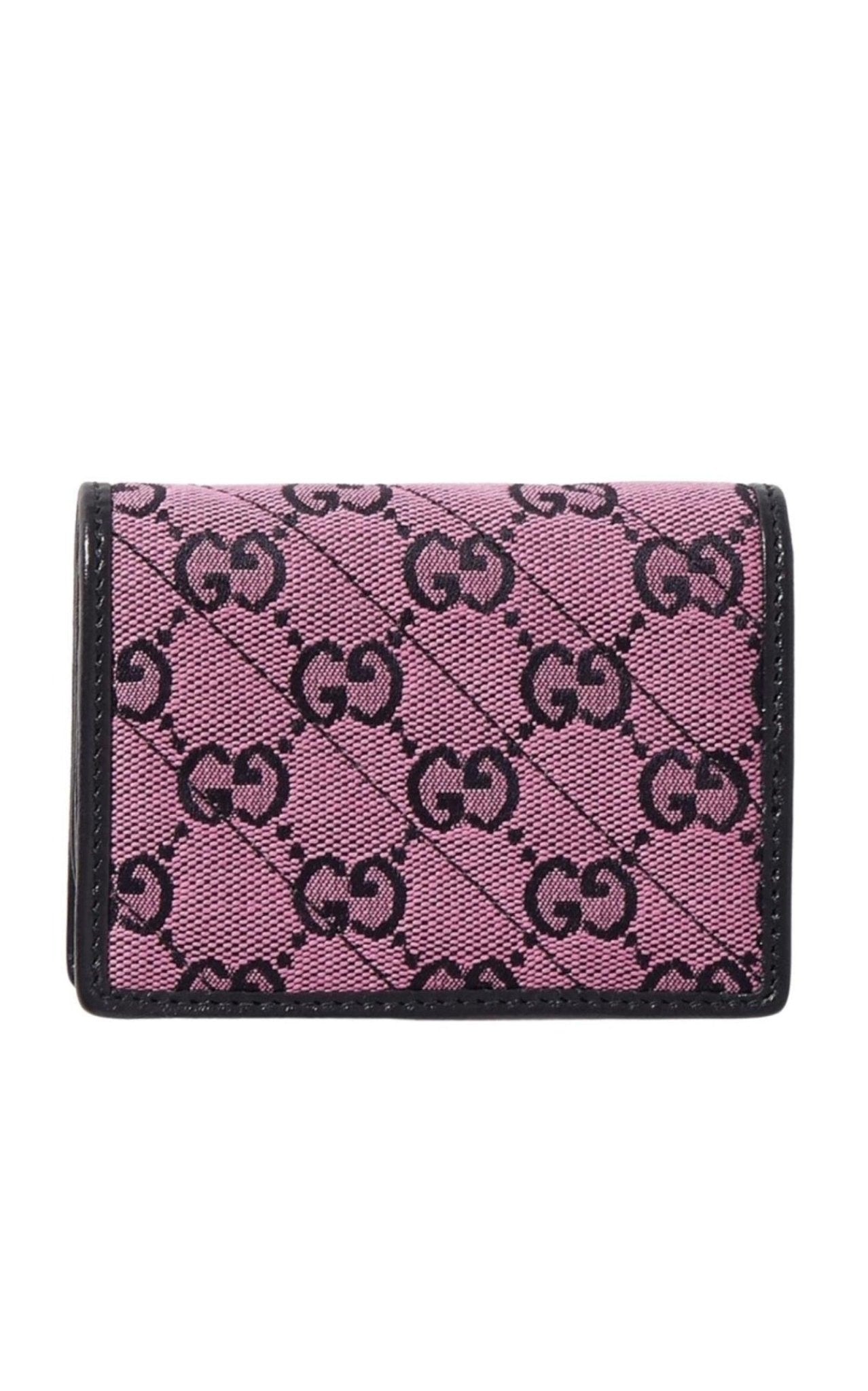Gucci Pink Gg Marmont Multicolor Wallet - Runway Catalog