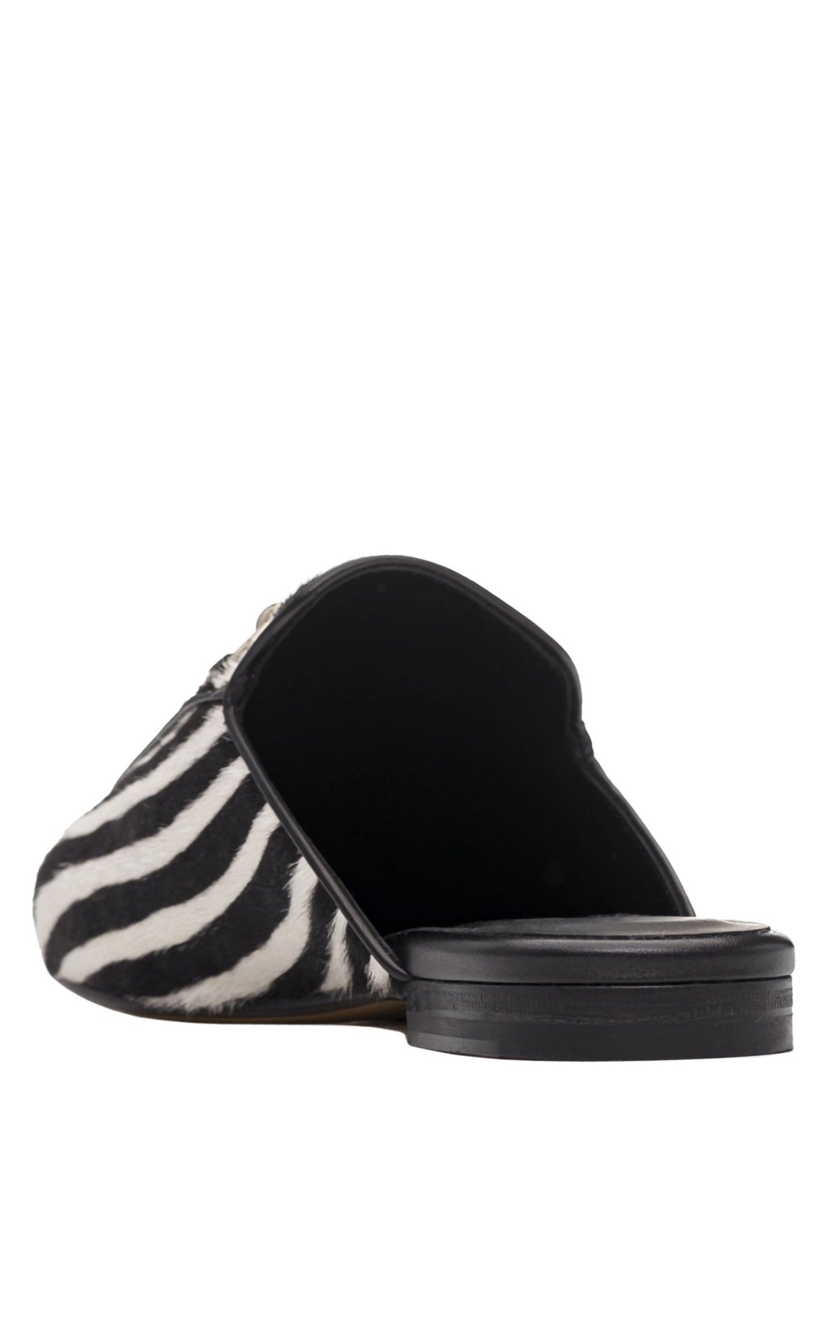 Gucci Princetown Zebra-Print Calf Hair Horsebit Mules - Runway Catalog