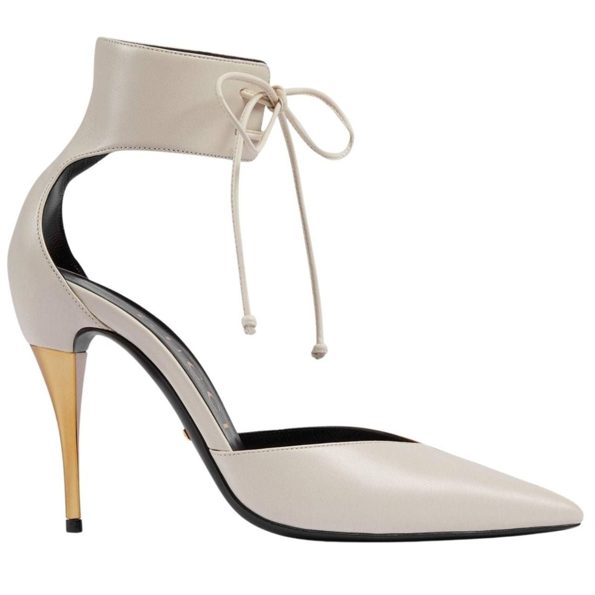 Gucci Priscilla Glossed - Leather Pumps Bi - color - Runway Catalog