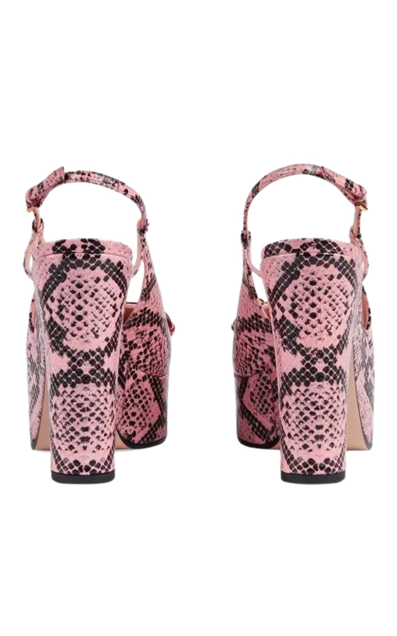 Gucci Python Snakeskin - Print Platform Pumps - Runway Catalog