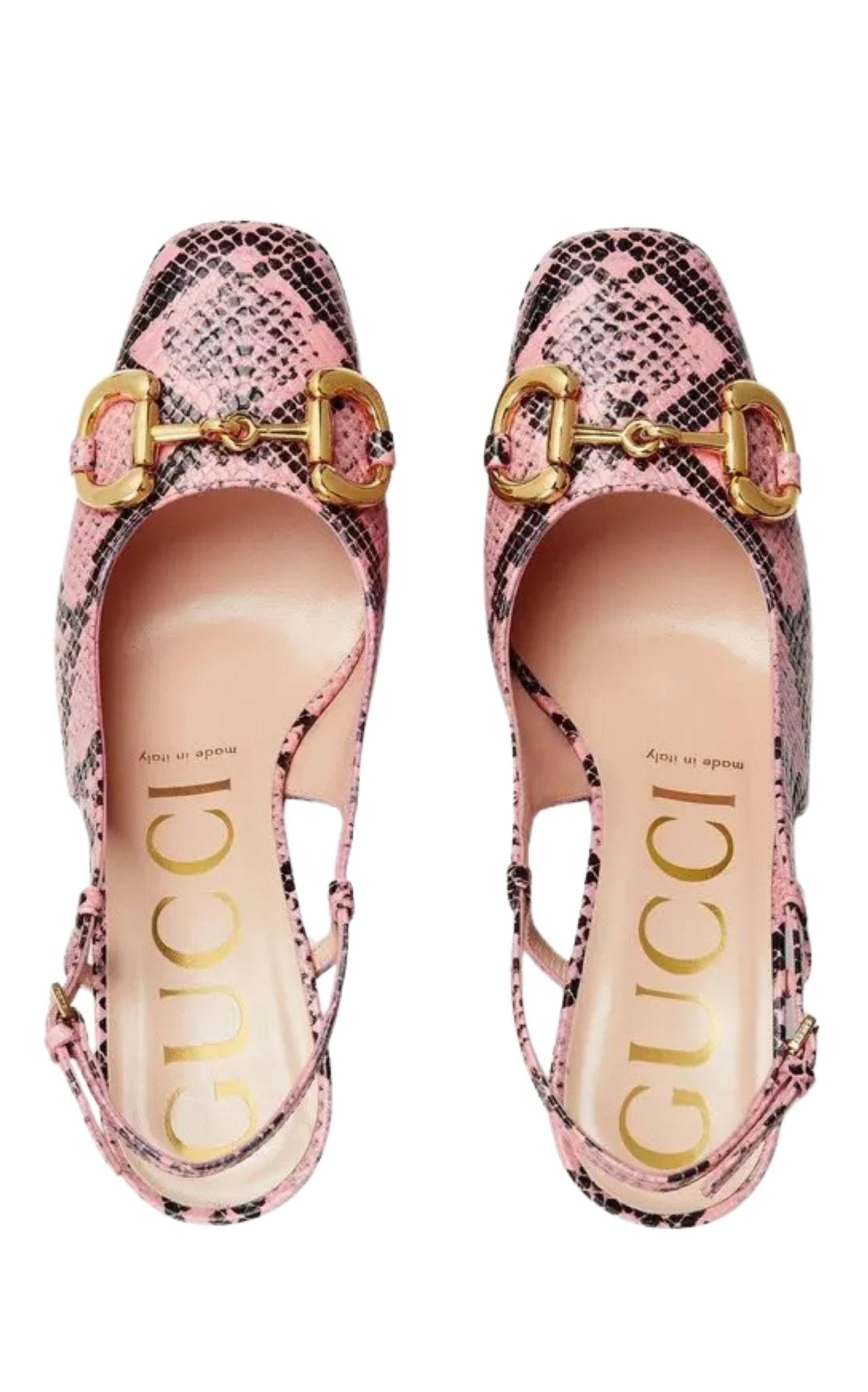 Gucci Python Snakeskin - Print Platform Pumps - Runway Catalog