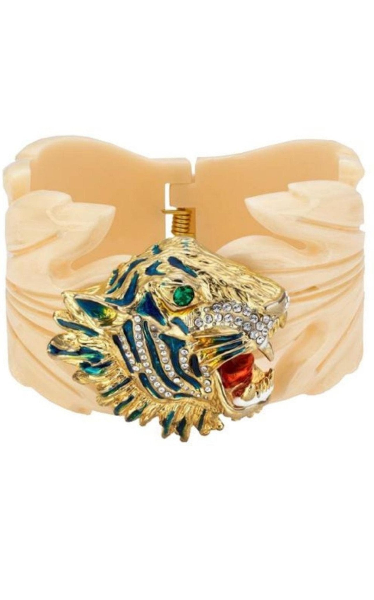 Gucci Rajah Resin Leaf Bracelet - Runway Catalog