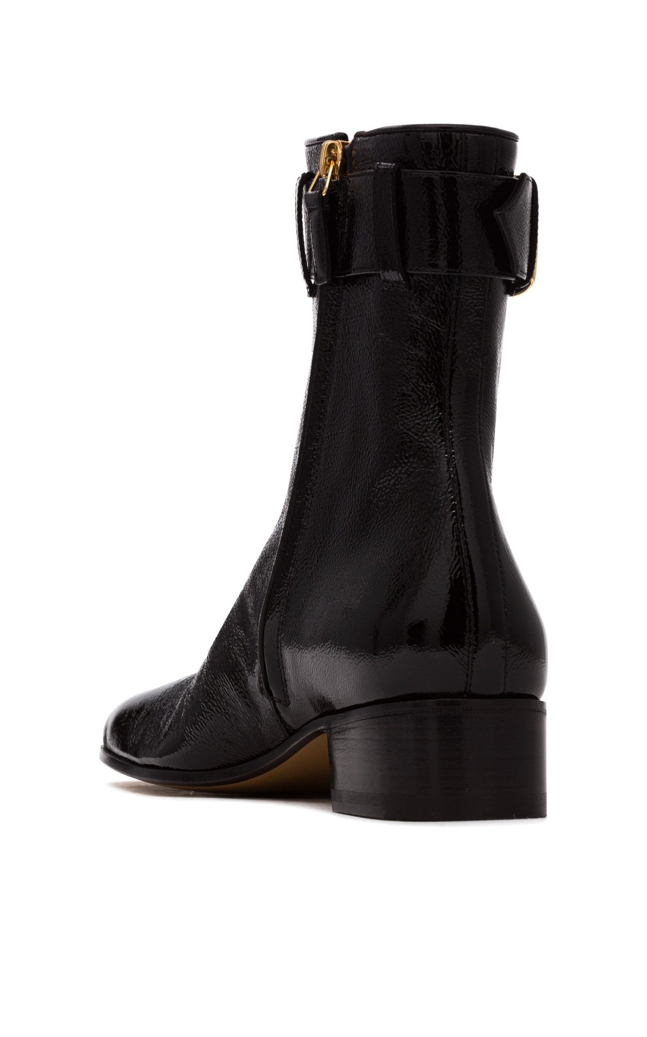 Gucci Retro G 35mm Leather Ankle Boots - Runway Catalog