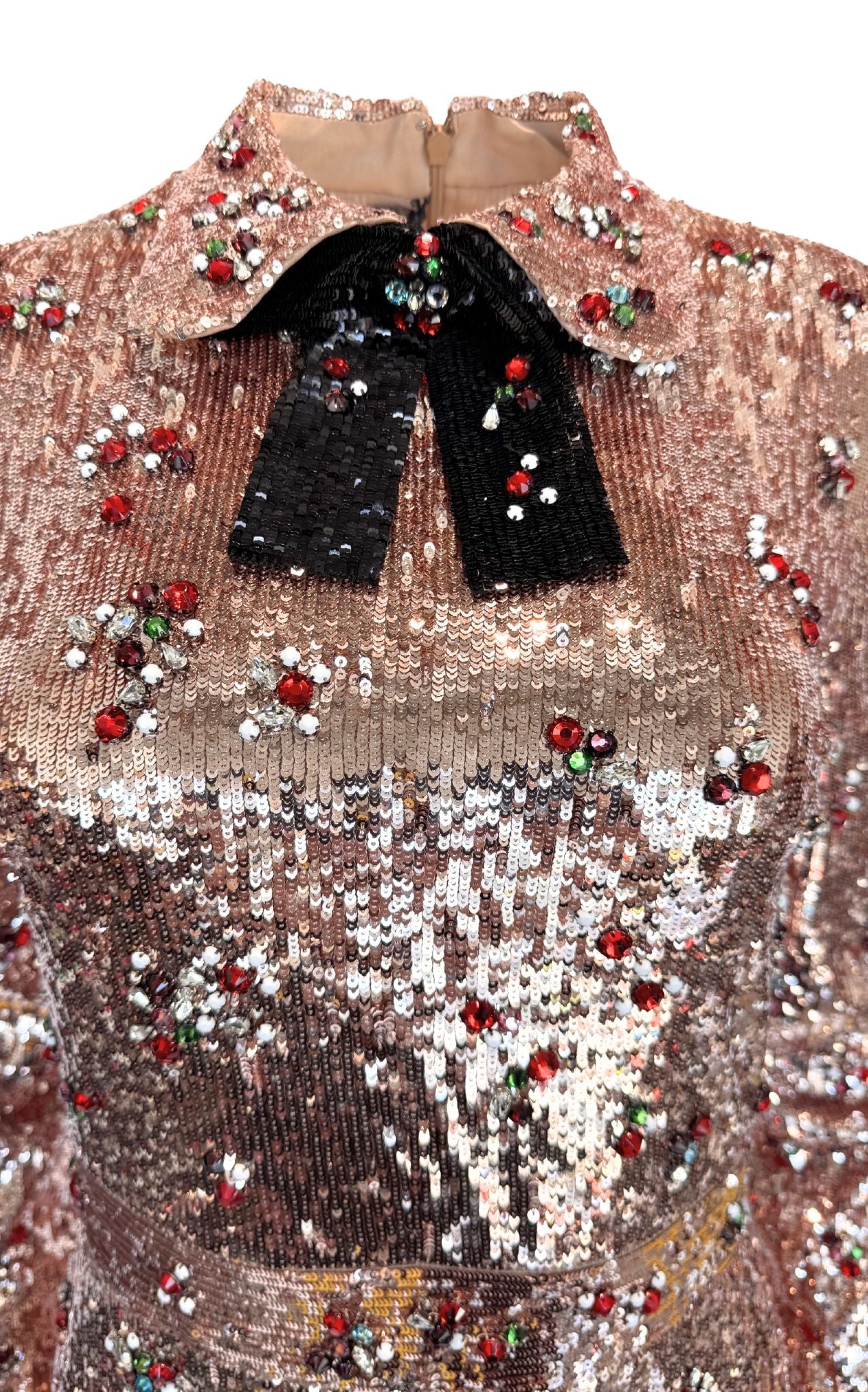 Gucci Sequins with Crystal Embroidered Dress - Runway Catalog