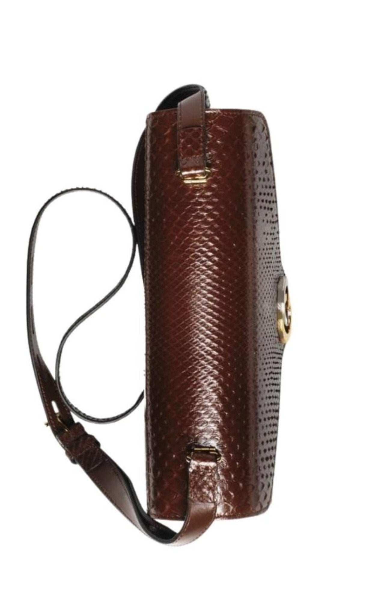 Gucci Small Python Shoulder Bag - Runway Catalog