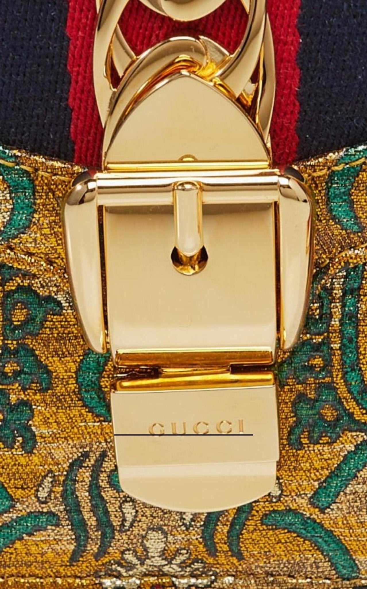 Gucci Sylvie Multicolor Brocade Bag - Runway Catalog