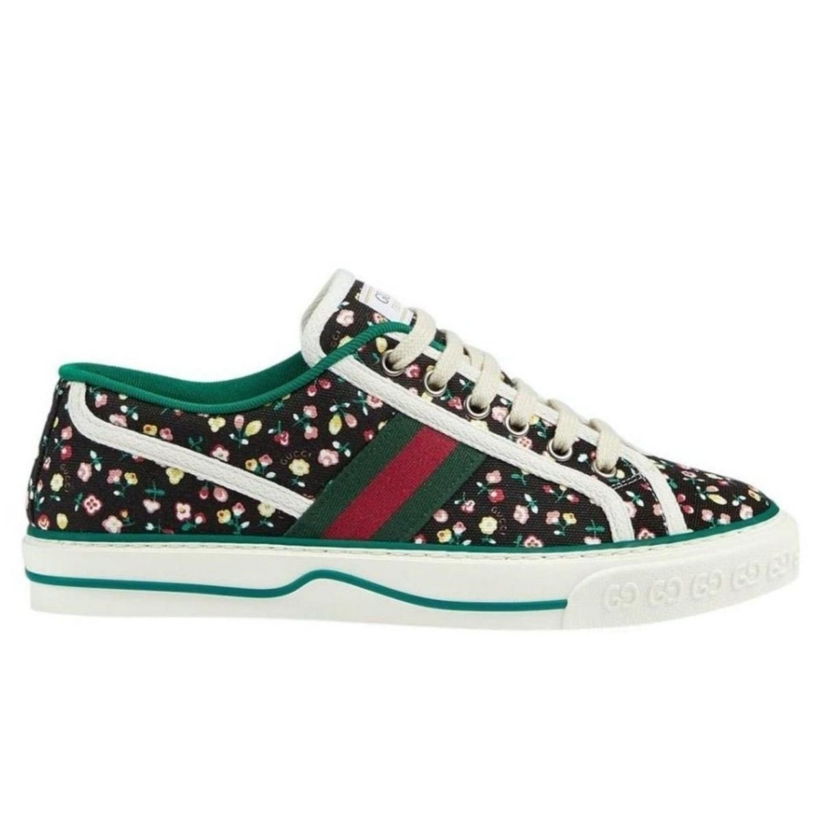 Gucci Tennis 1977 Floral Low Top Sneaker - Runway Catalog