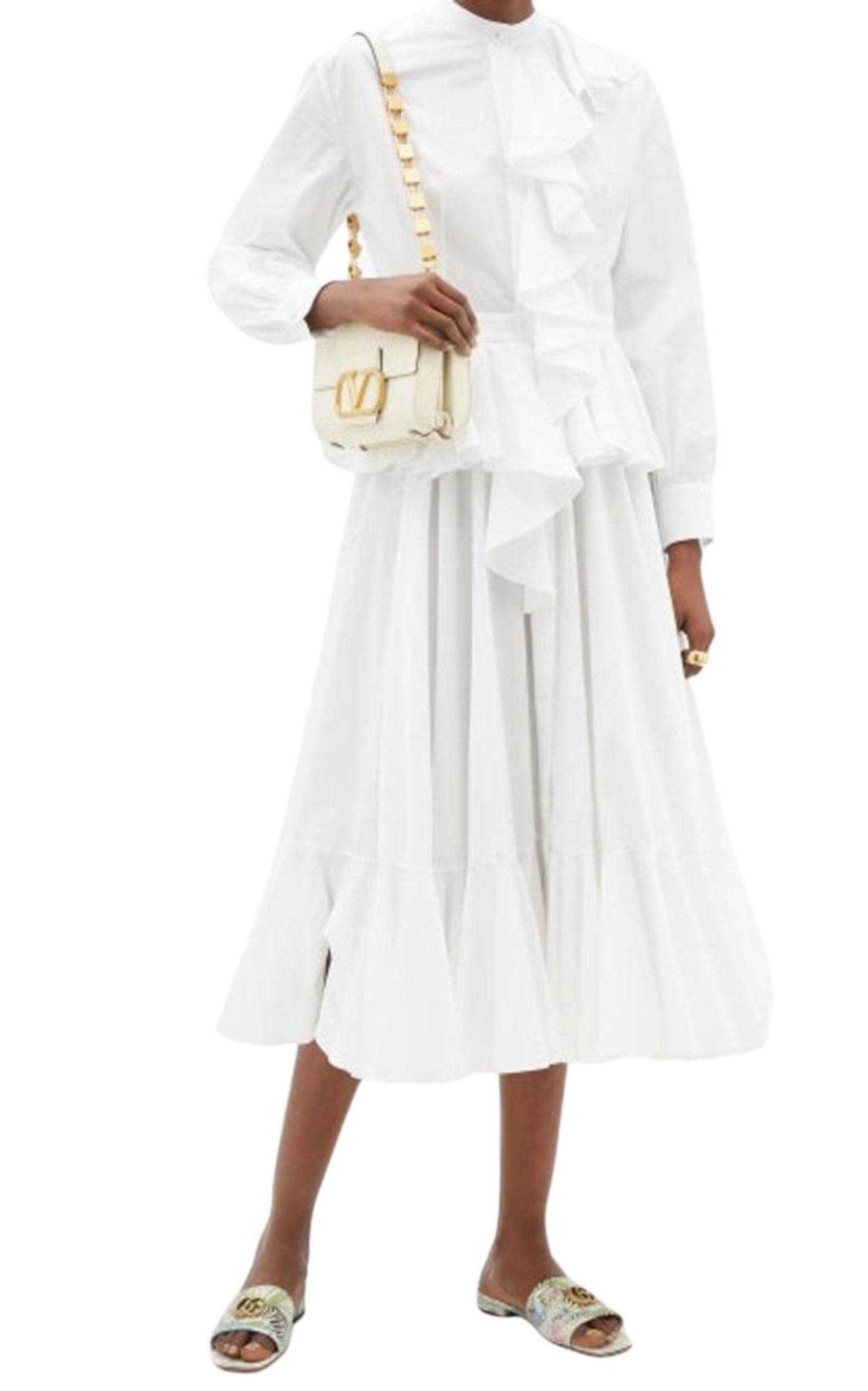 Gucci Tiger - print Leather Slides - Runway Catalog