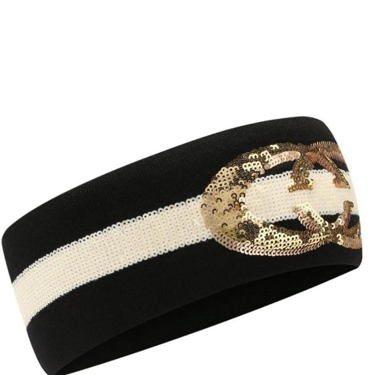 Gucci headband size M Gucci Creme & Red Web Logo Fabric Elastic Headband Size M 57  main image 2
