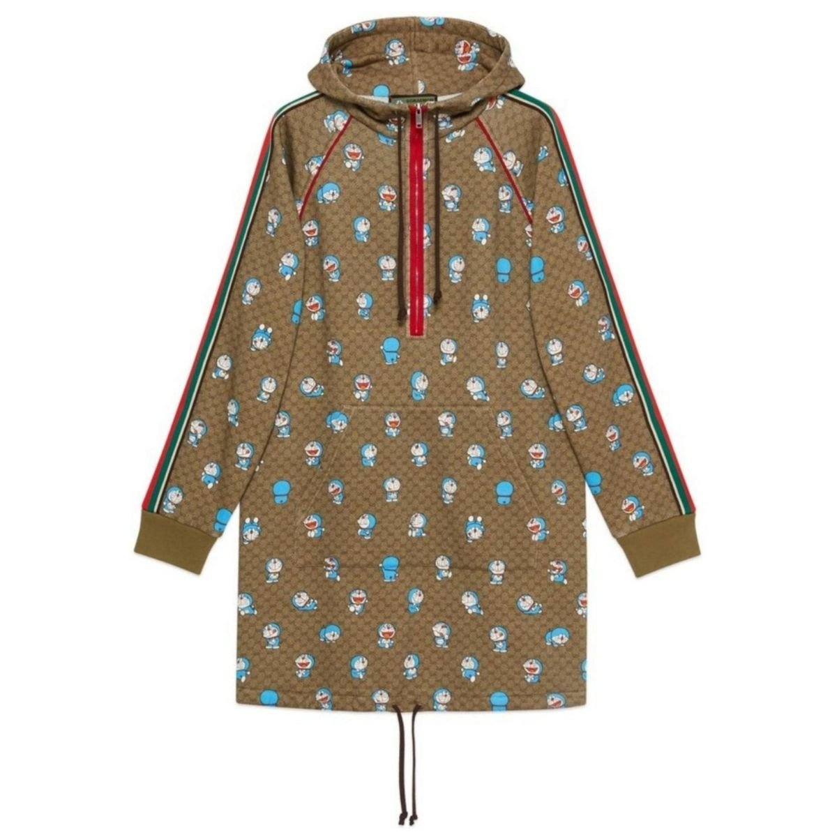 Gucci X Doraemon GG Supreme Cotton Dress - Runway Catalog