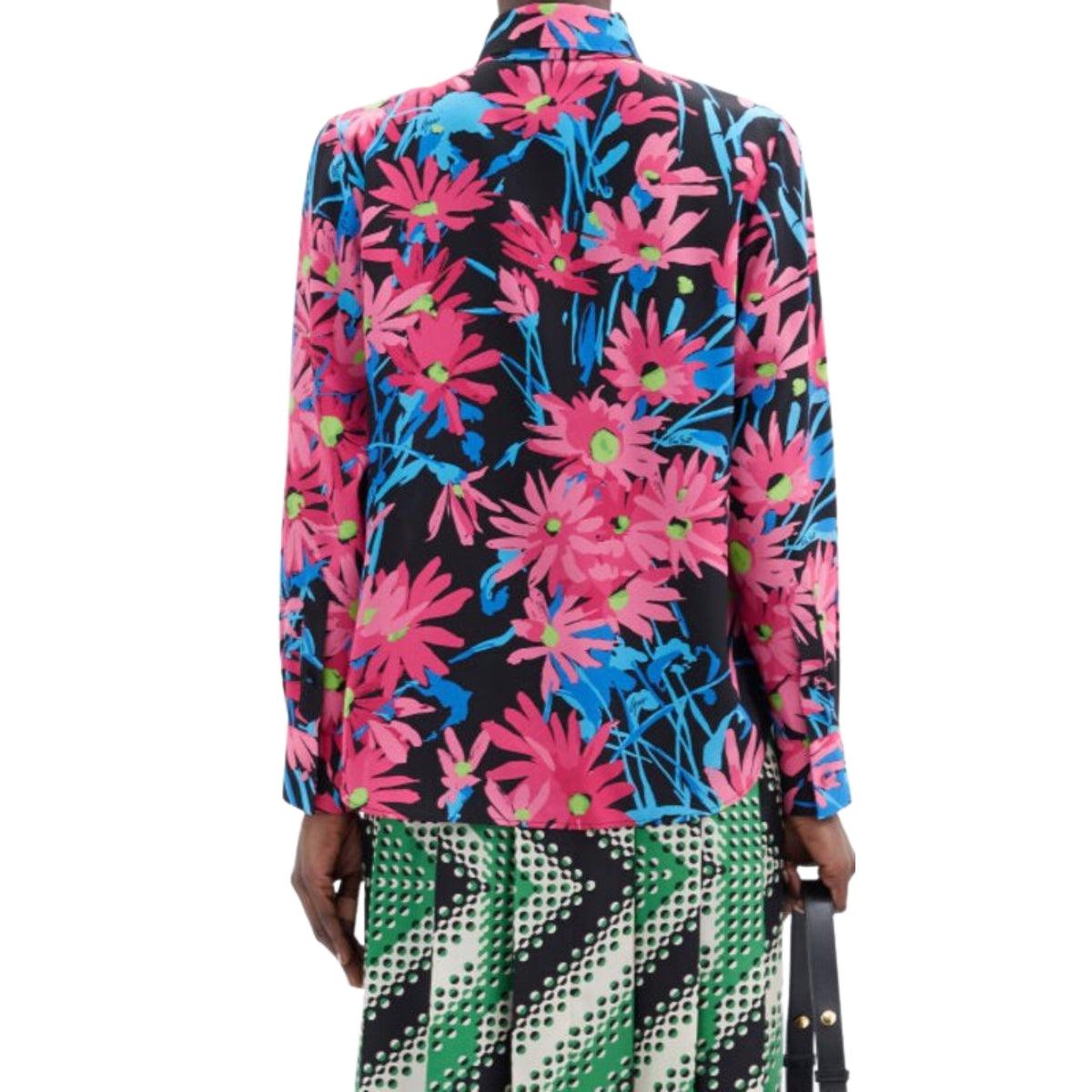 Gucci x Ken Scott Floral Print Silk Shirt - Runway Catalog
