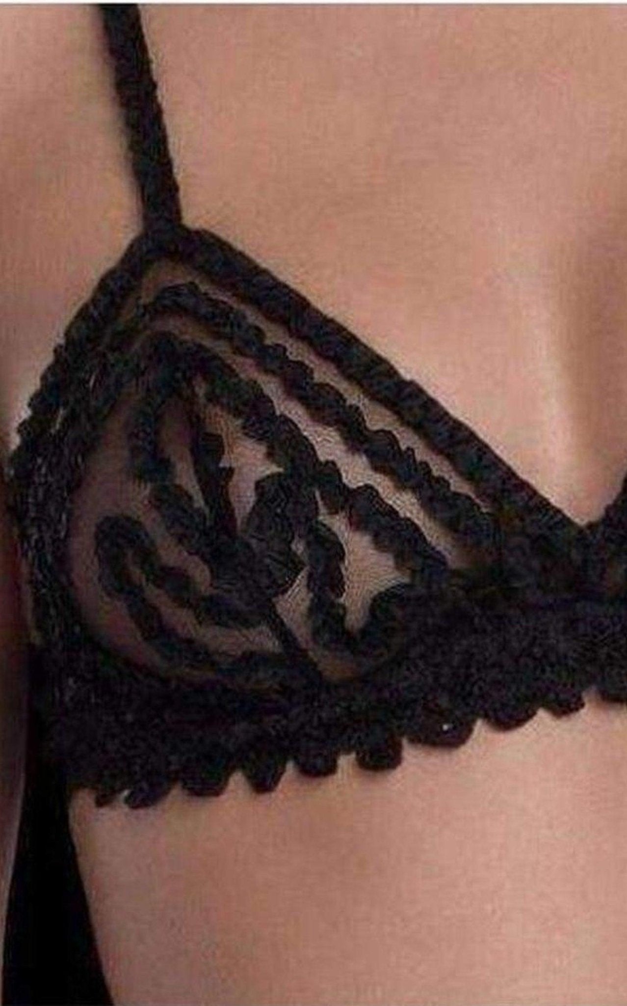 Jean Paul Gaultier La Perla by Black Rubans Bra 36B - Runway Catalog