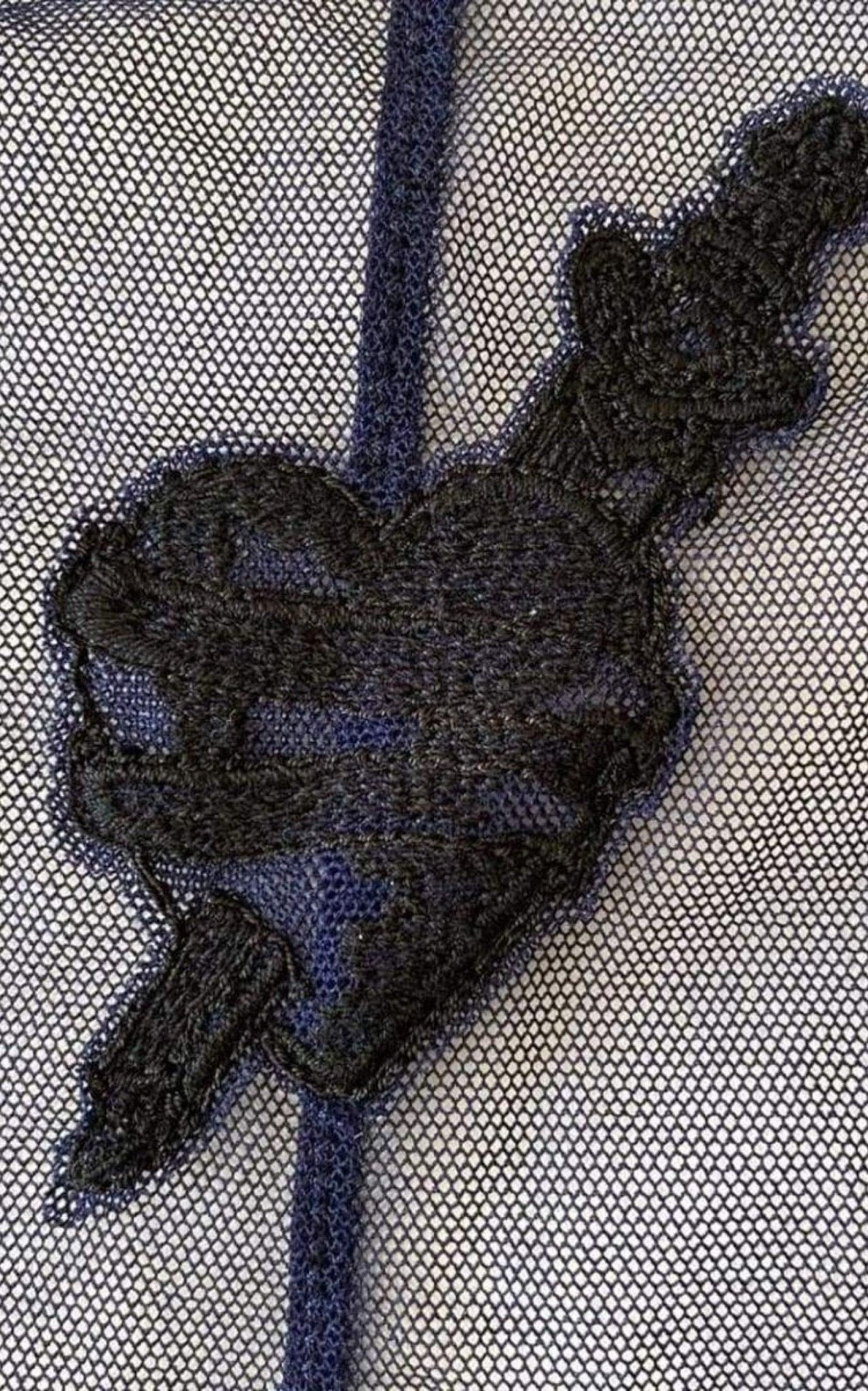 Jean Paul Gaultier La Perla by Blue Lace Shorts - Runway Catalog