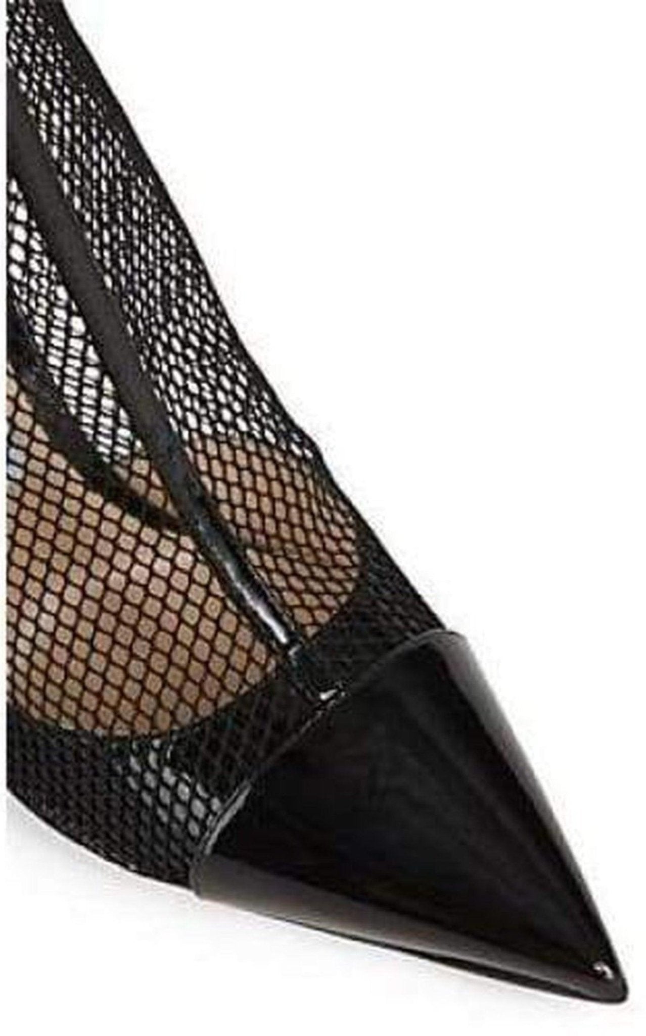 Jimmy Choo Kix 100 Fishnet Lackleder-Stiefeletten – Runway-Katalog