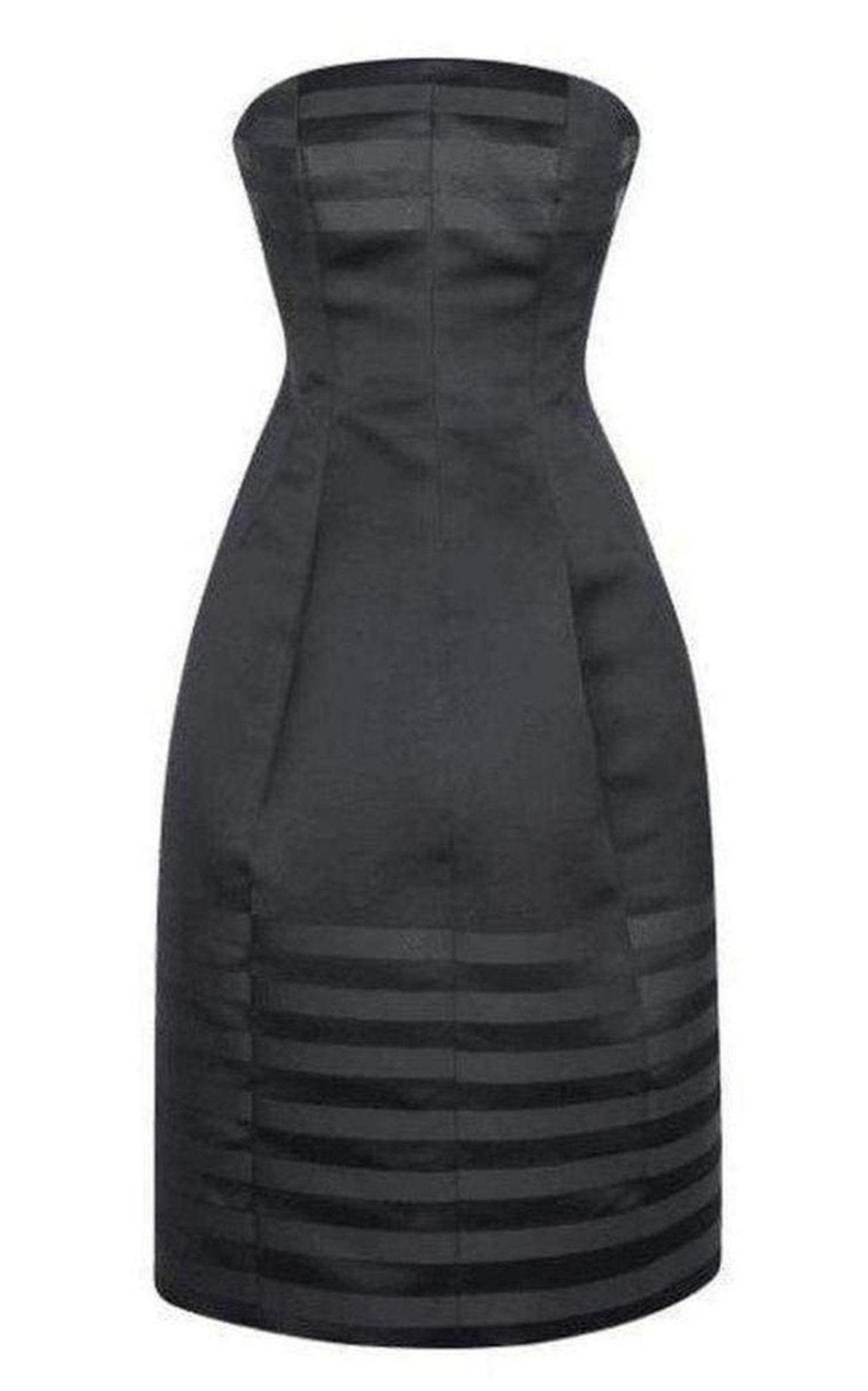 Jonathan Saunders Derya Poly Satin Strapless Cocktail Dress - Runway Catalog