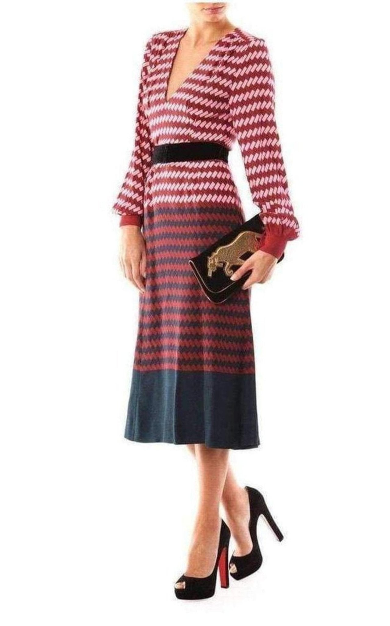 Jonathan Saunders Fenton Balloon Multi Tone Dress - Runway Catalog