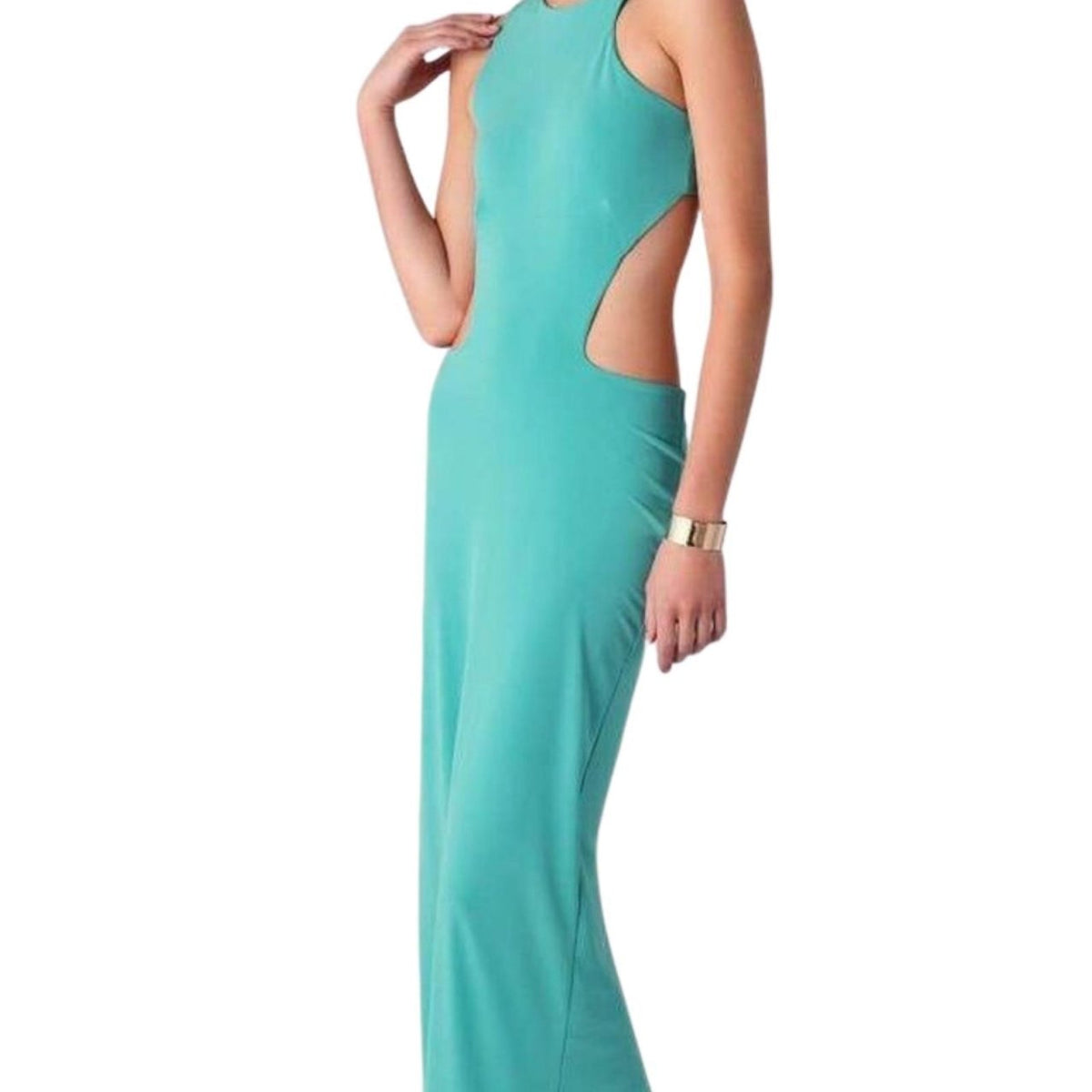 Just Cavalli Asymmetrical Cut Out Long Dress – Runway Catalog
