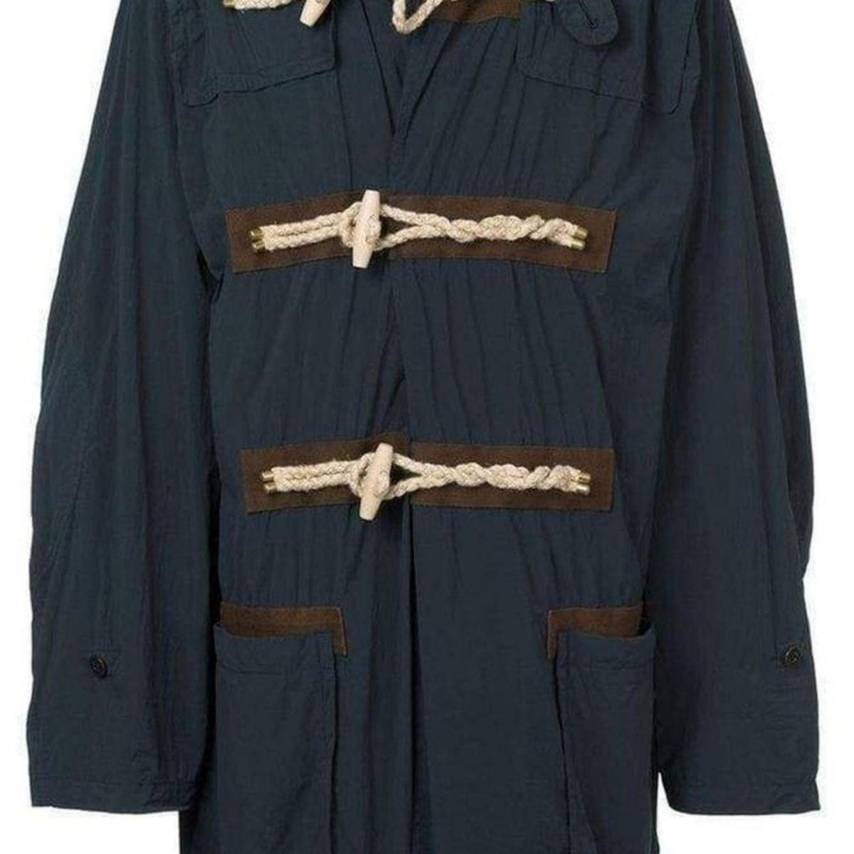 Kolor Kolor Blue Oversized Duffle Coat