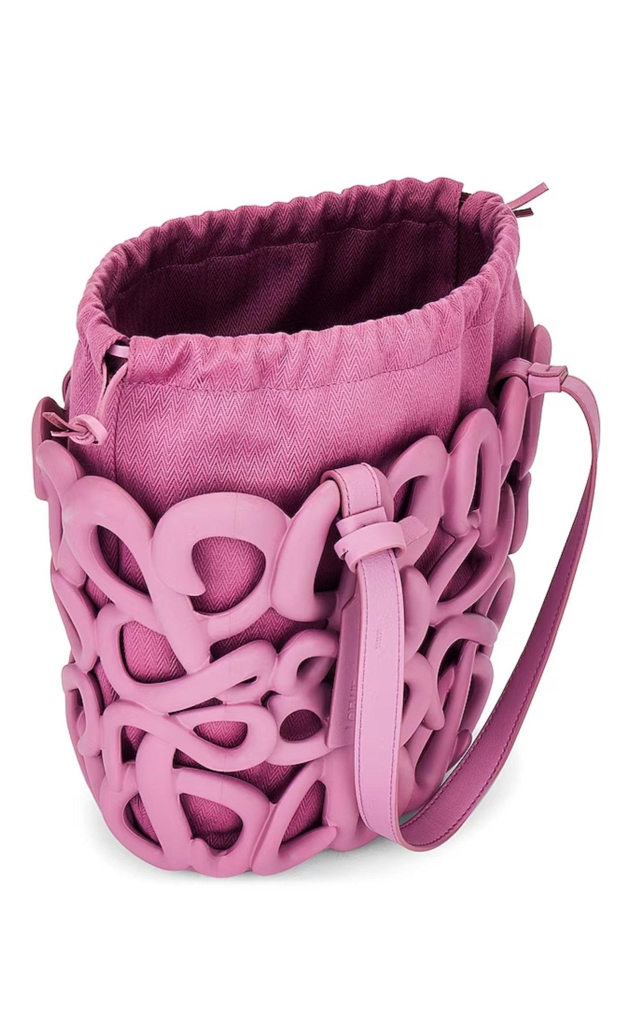 Loewe Anagram Inflated Basket Bag in Purple - Runway Catalog