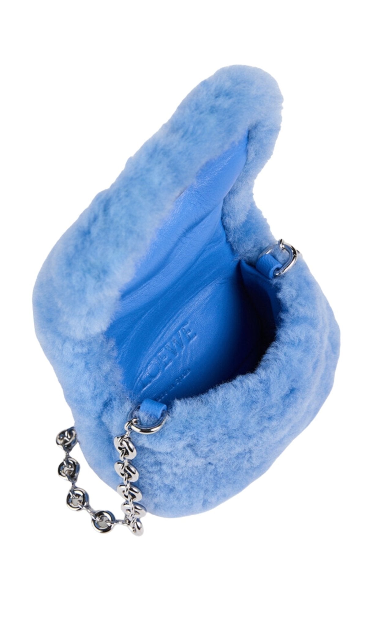 Sac à bandoulière Loewe Goya en peau lainée - Catalogue Runway