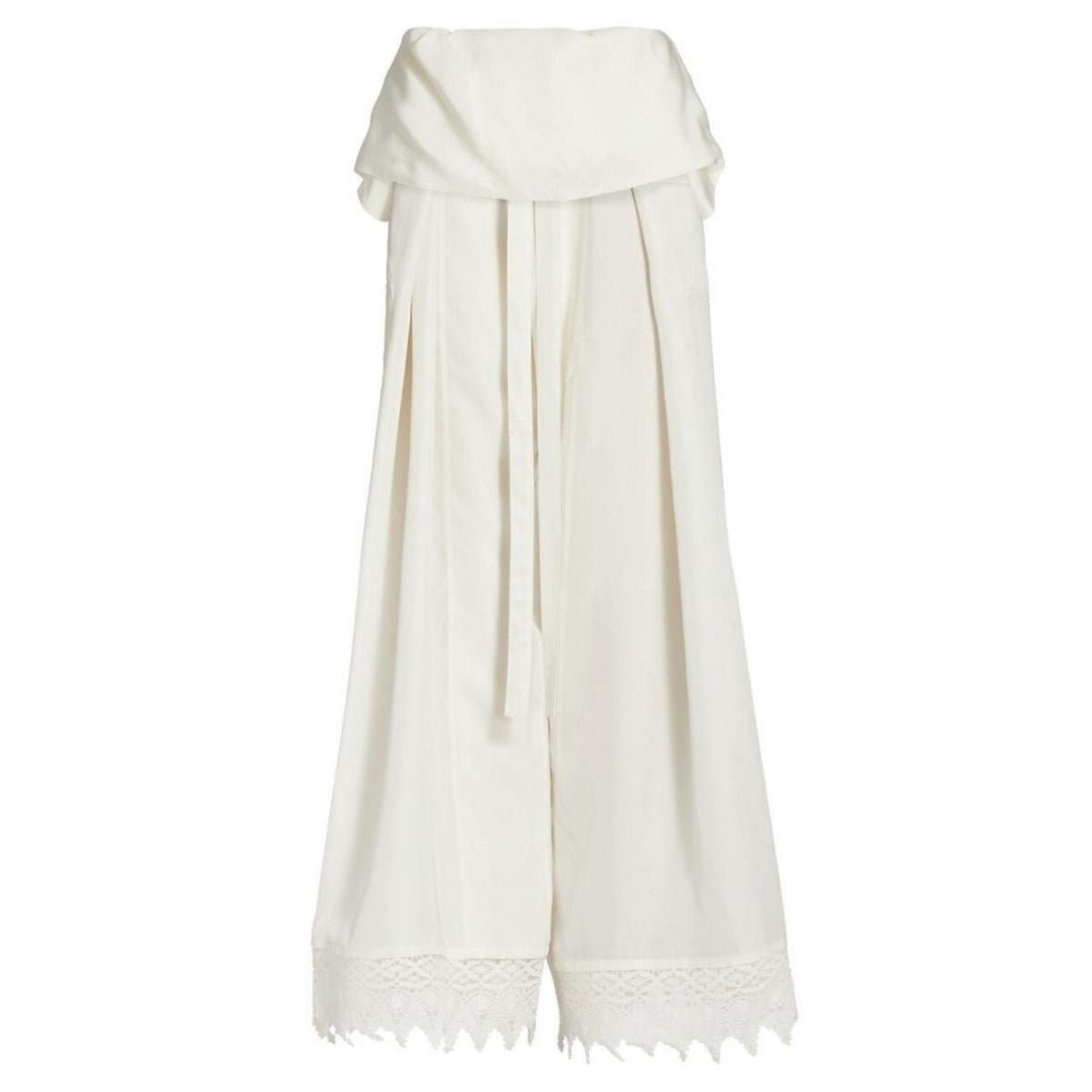 Loewe Ibiza Macramé Belted Trousers - Runway Catalog