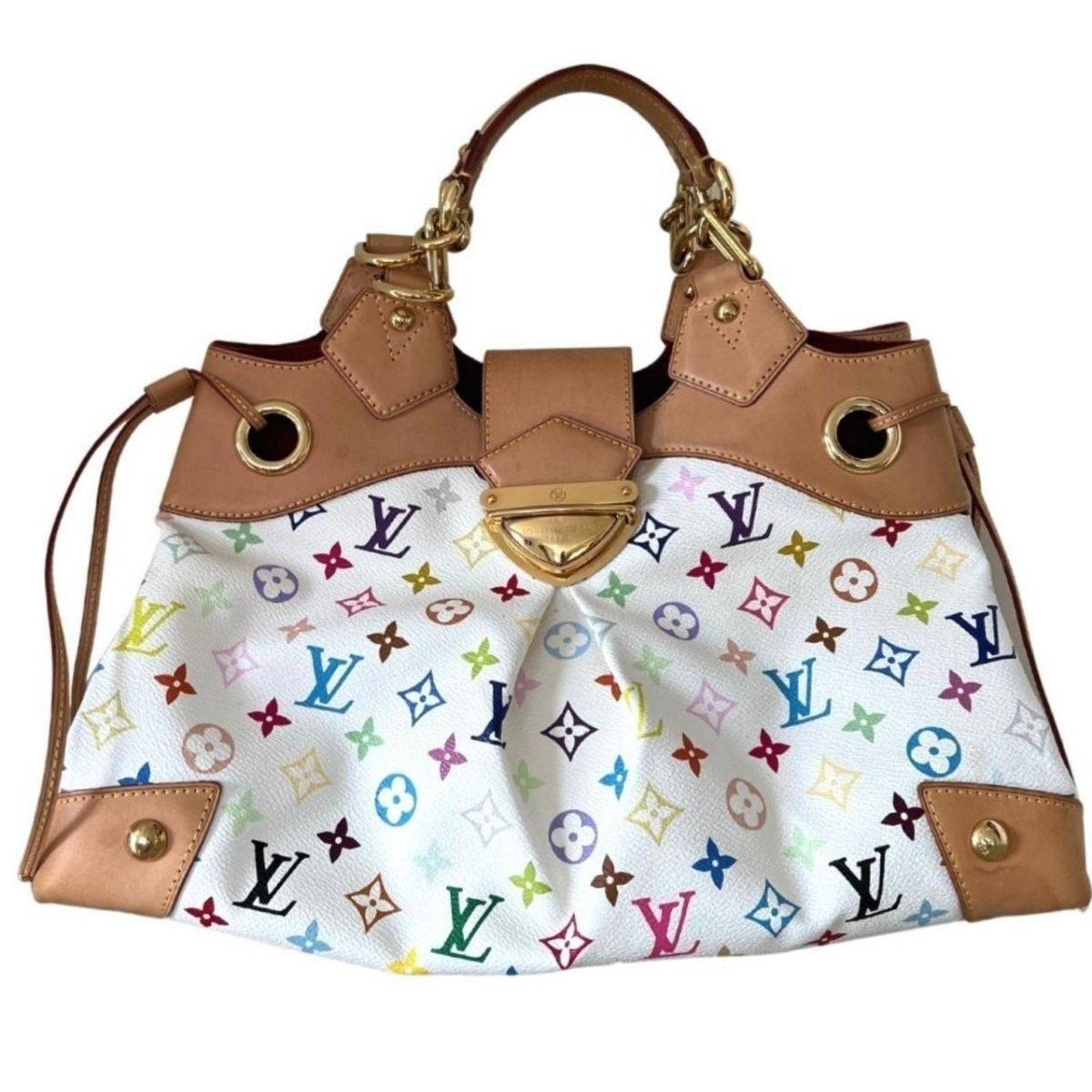 Louis Vuitton White Multicolor Monogram Canvas Ursula Bag - Runway Catalog