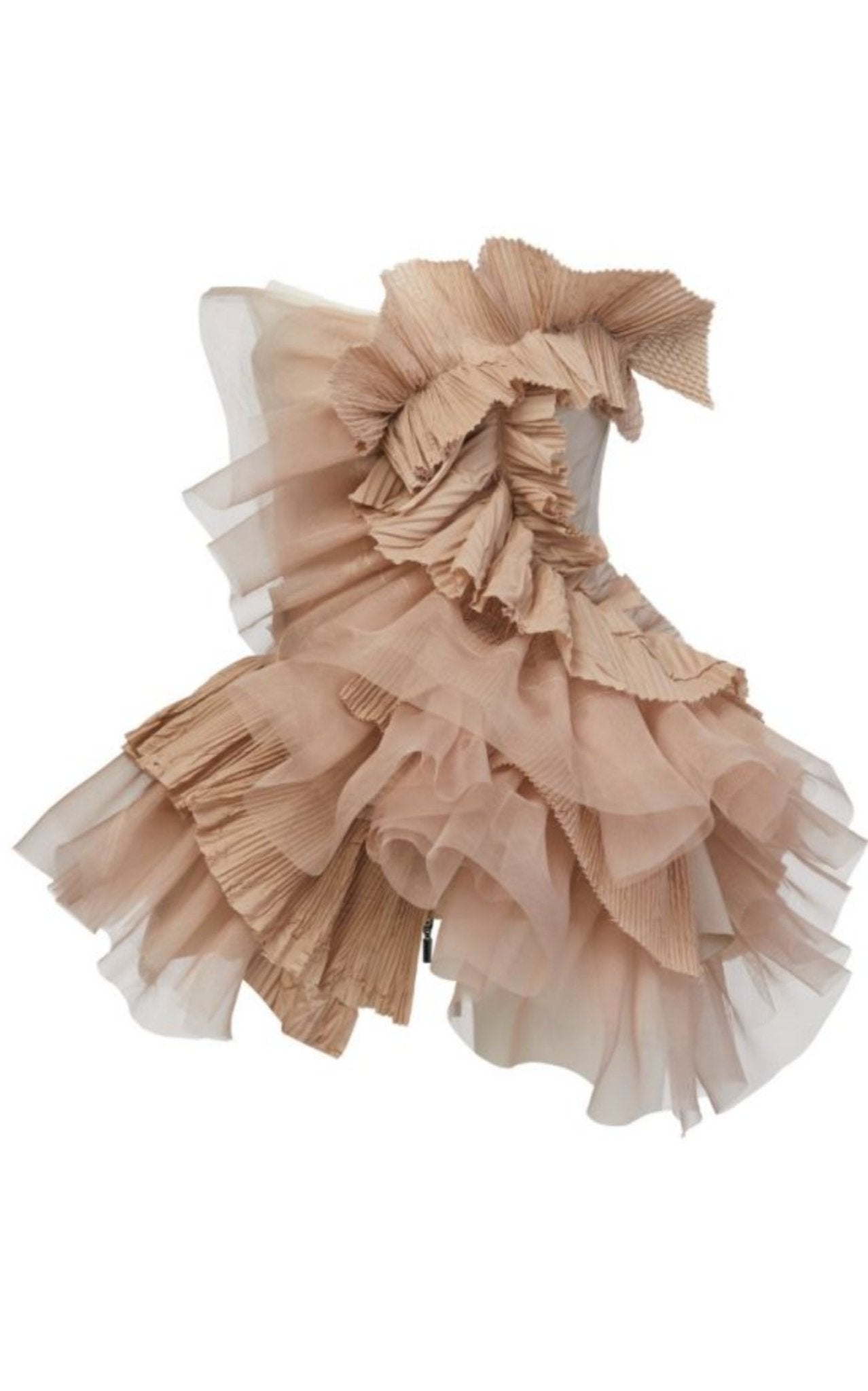 Maticevski Petal Ruffled Bustier Top - Runway Catalog