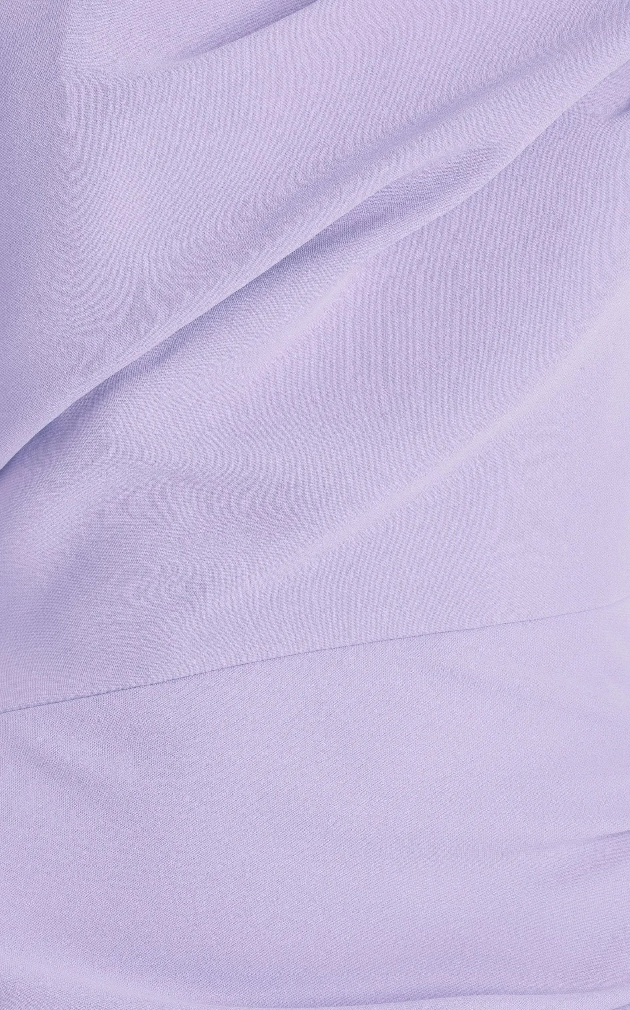 Maticevski Suffix Strapless Lilac Crepe Midi Dress - Runway Catalog