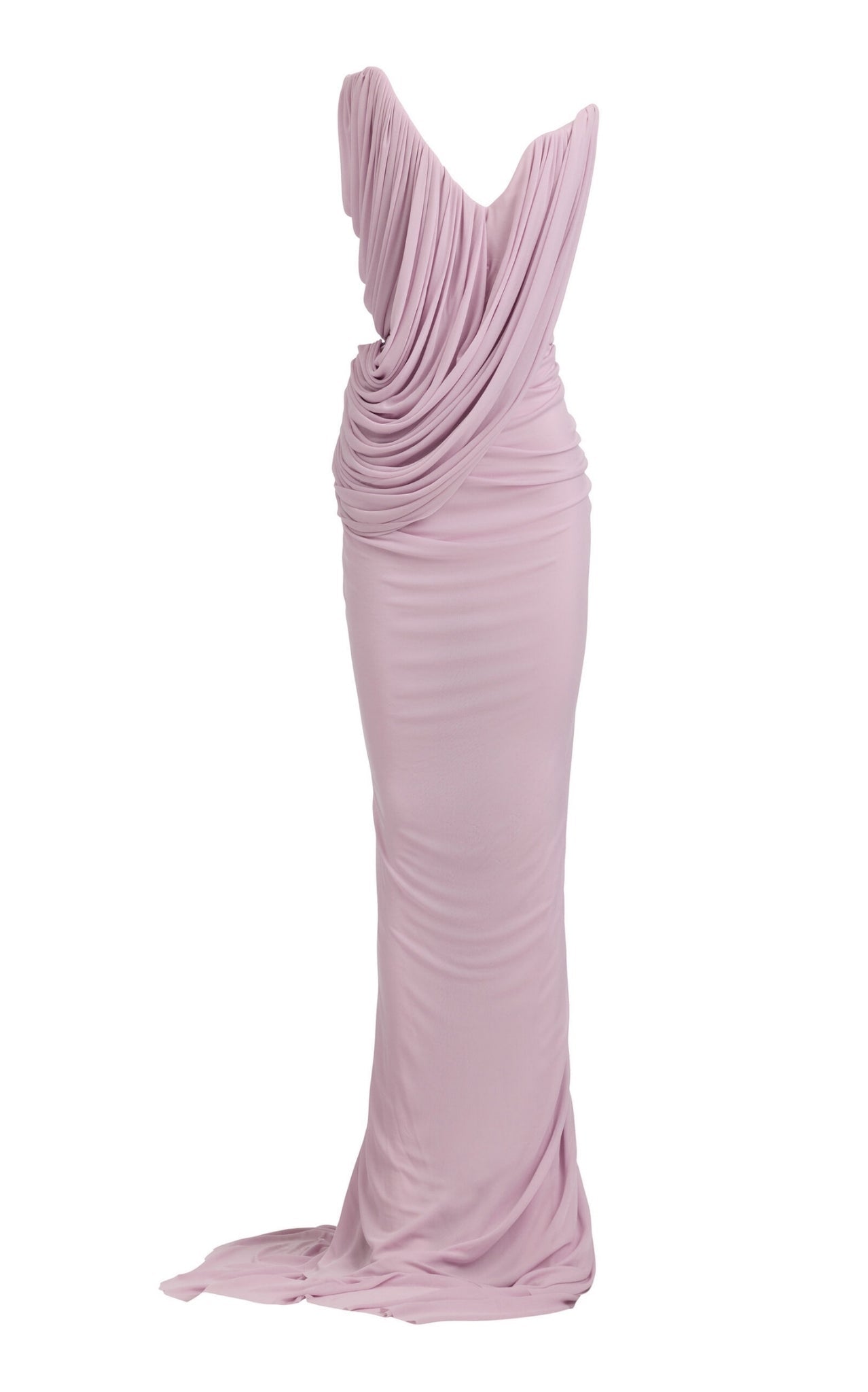 Maticevski Systema Draped Jersey Gown Lilac