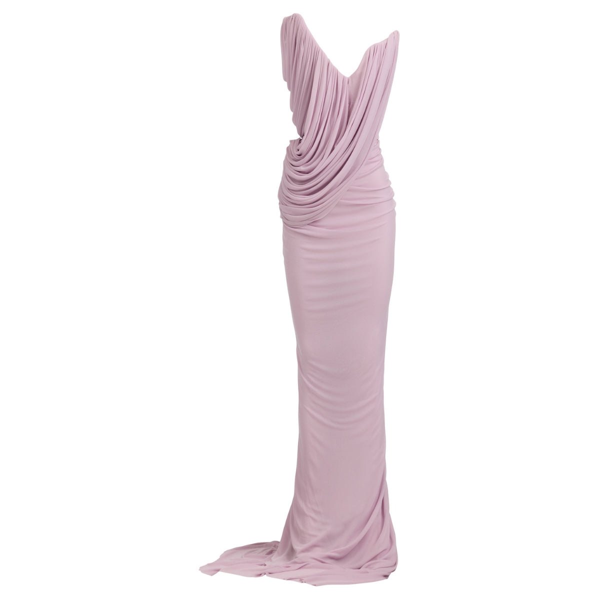 Maticevski Systema Draped Jersey Gown Lilac