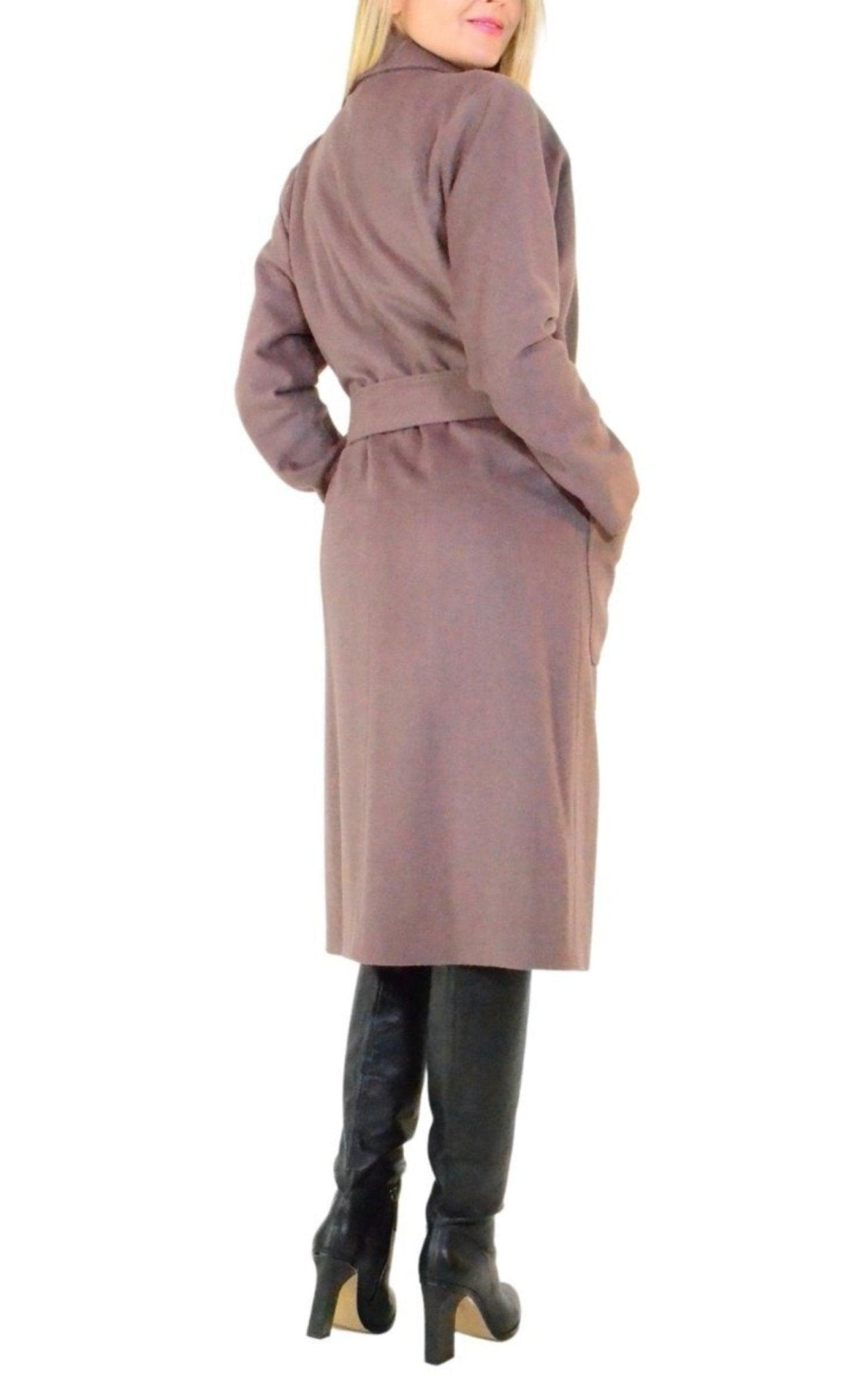 Miss Lilium Classic Wool Blend Trench Coat - Runway Catalog