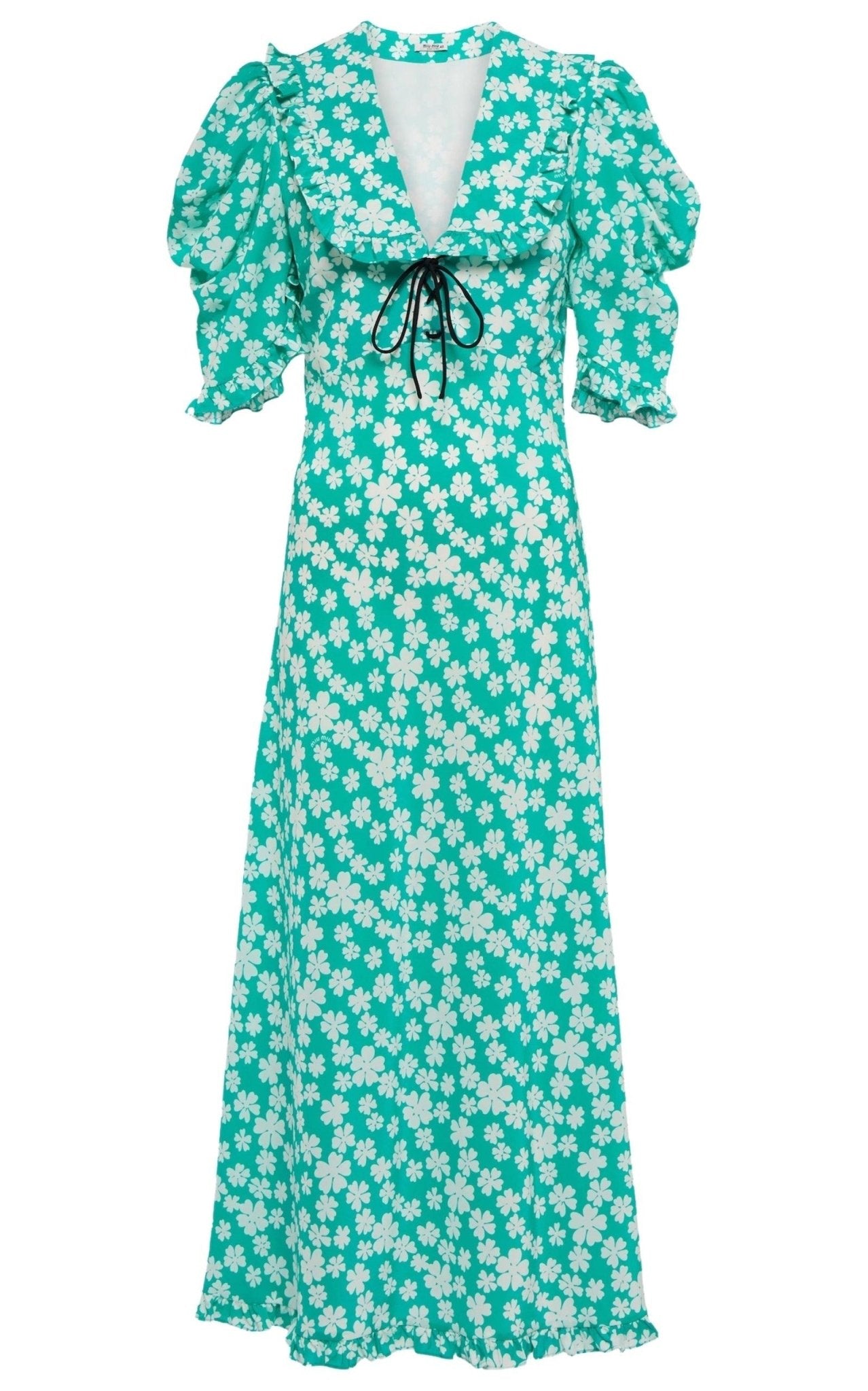 Miu Miu Floral Midi Dress - Runway Catalog