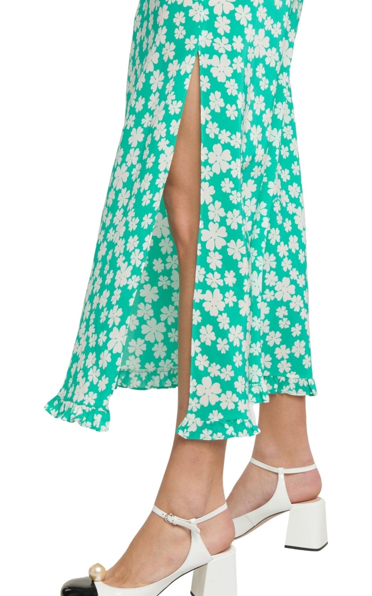Miu Miu Floral Midi Dress - Runway Catalog