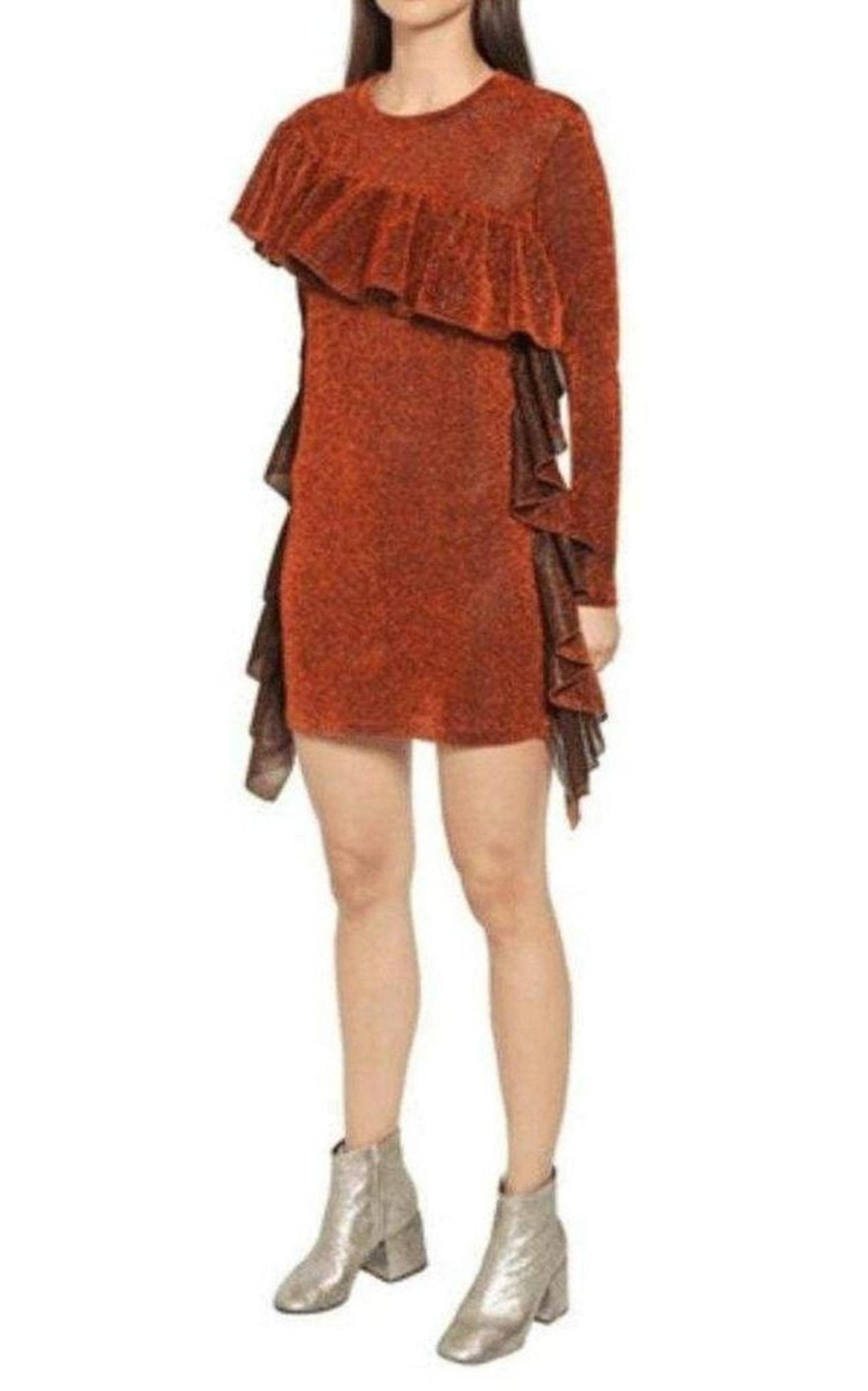 MM6 Maison Margiela MM6 Maison Margiela Ruffle Trims Dress - Runway Catalog