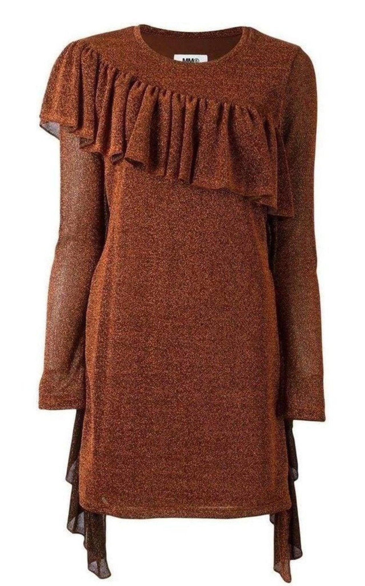 MM6 Maison Margiela MM6 Maison Margiela Ruffle Trims Dress - Runway Catalog