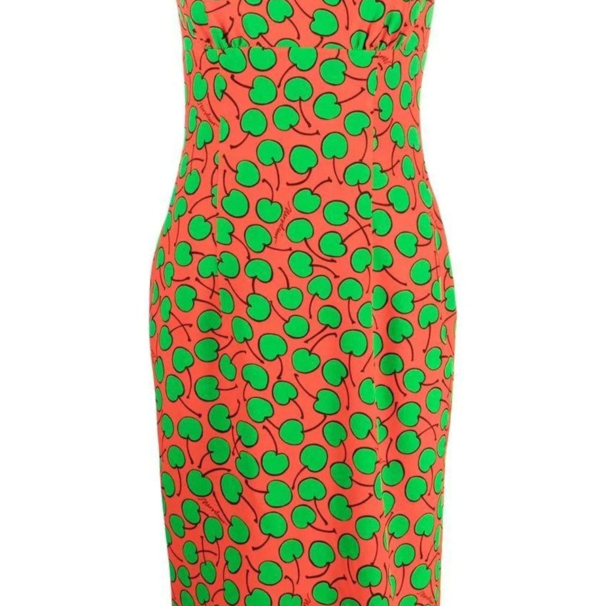moschino orange dress Moschino Mesh Midi Dress In Orange - 42% Off
