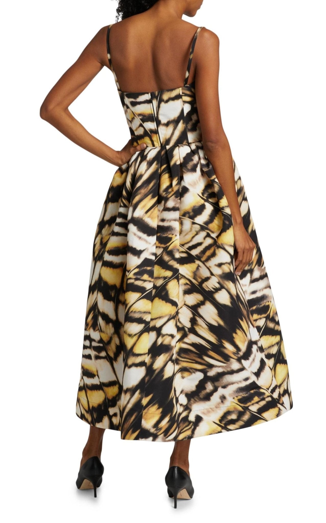 oscar-de-la-renta-abstract-butterfly-faille-dress-back