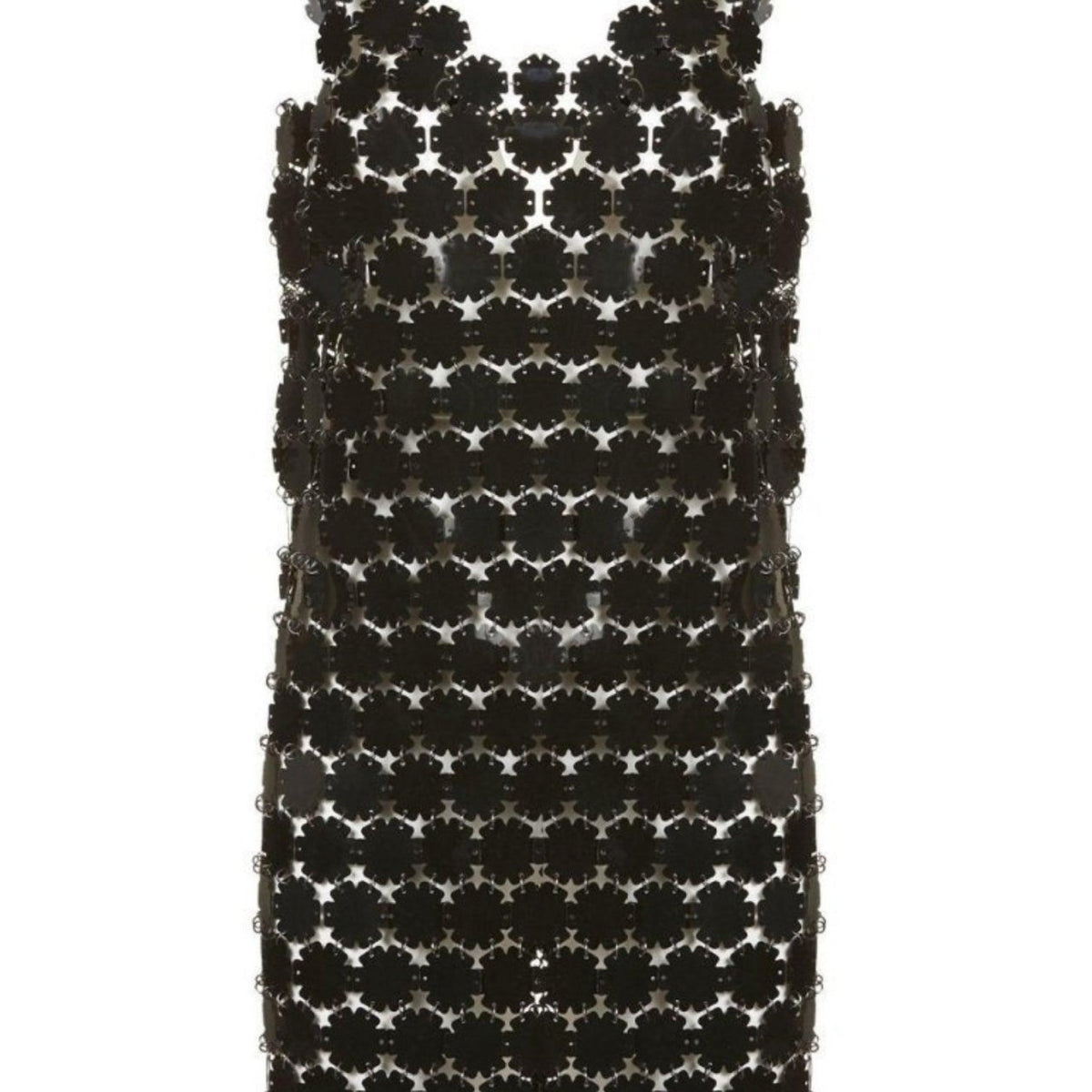 paco rabanne chainmail mini dress Paco Rabanne Chain-link Mini Dress – Runway Catalog