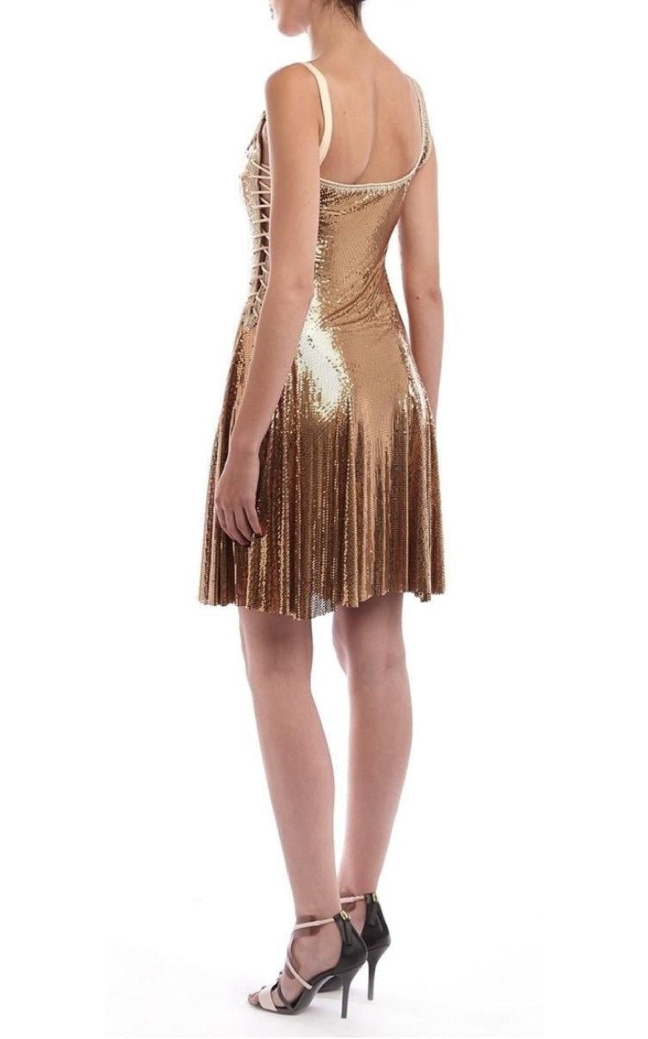 Paco Rabanne Gold Chainmail Dress - Runway Catalog