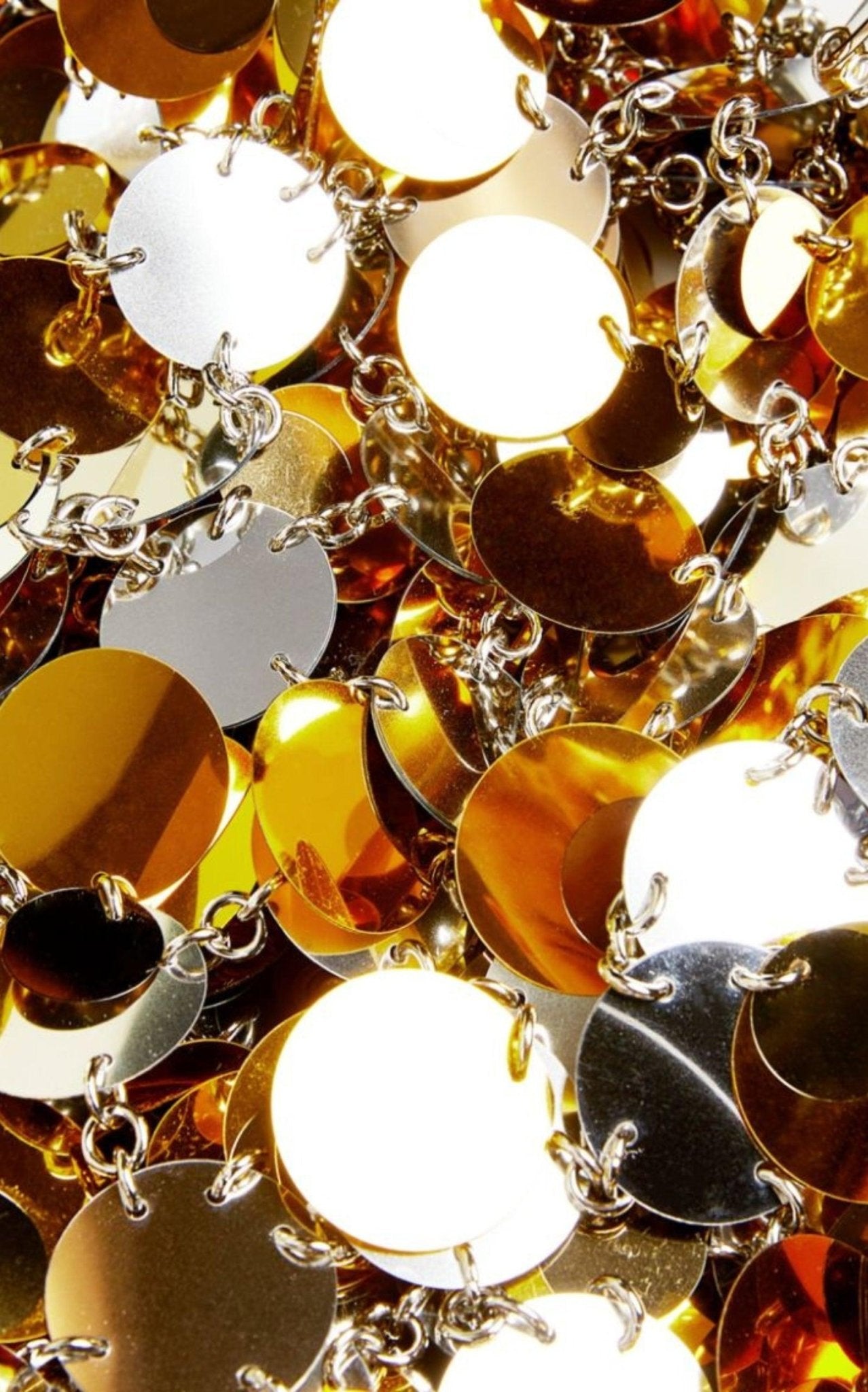 Paco Rabanne Oversized Paliette - Embellished Mini Dress - Runway Catalog