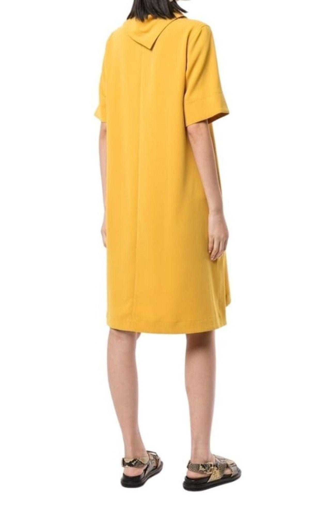 Phillip Lim Scarf Neck Crepe Dress - Runway Catalog
