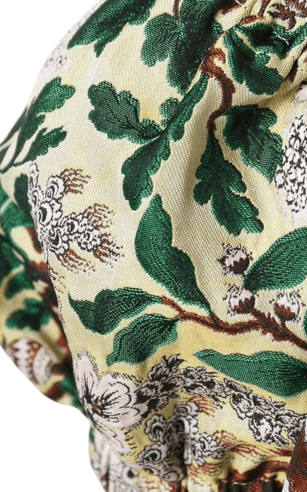 Philosophy Di Lorenzo Serafini Leaves Print Cropped Top - Runway Catalog